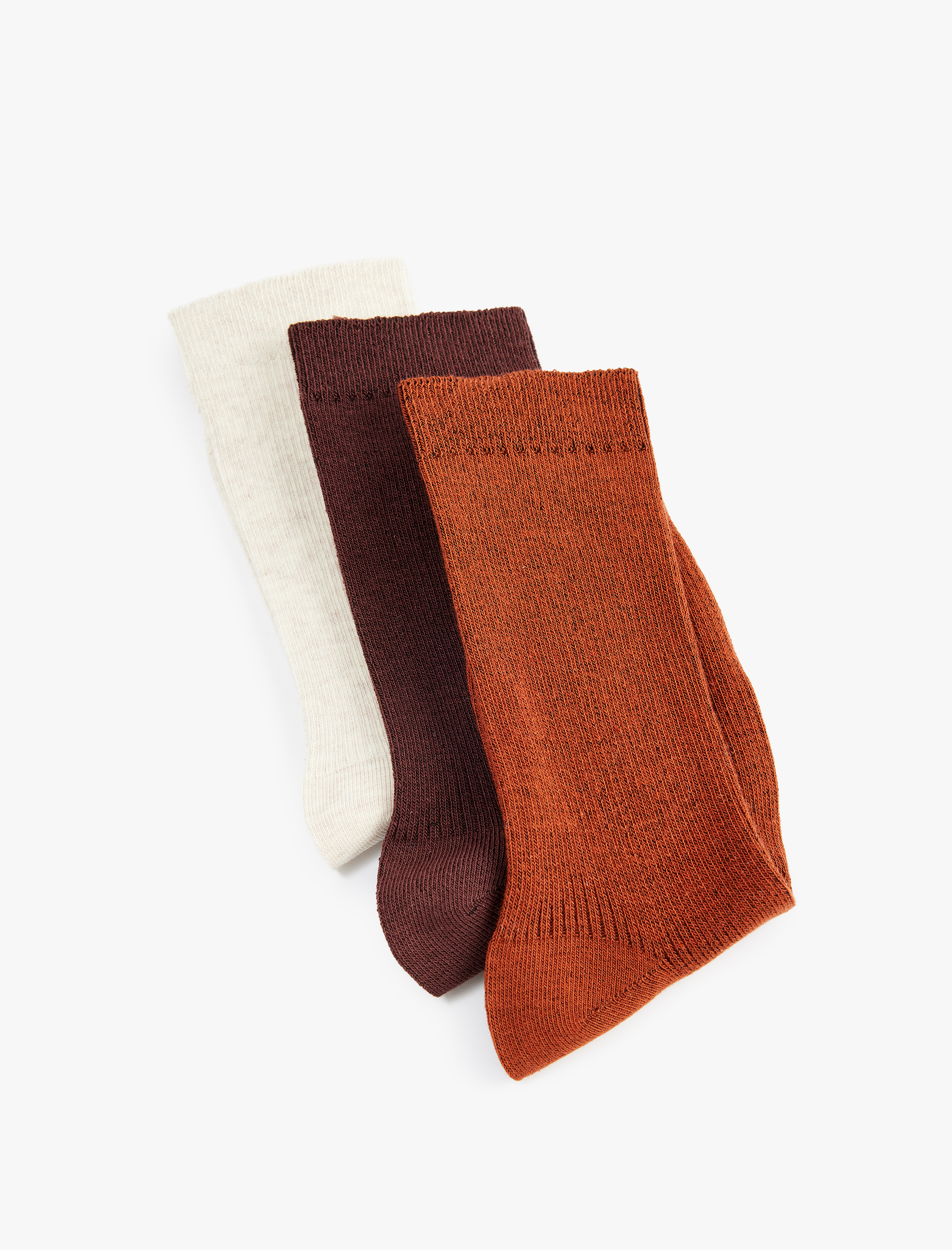  Kadın Pamuklu Soket 3'lü Çorap Seti