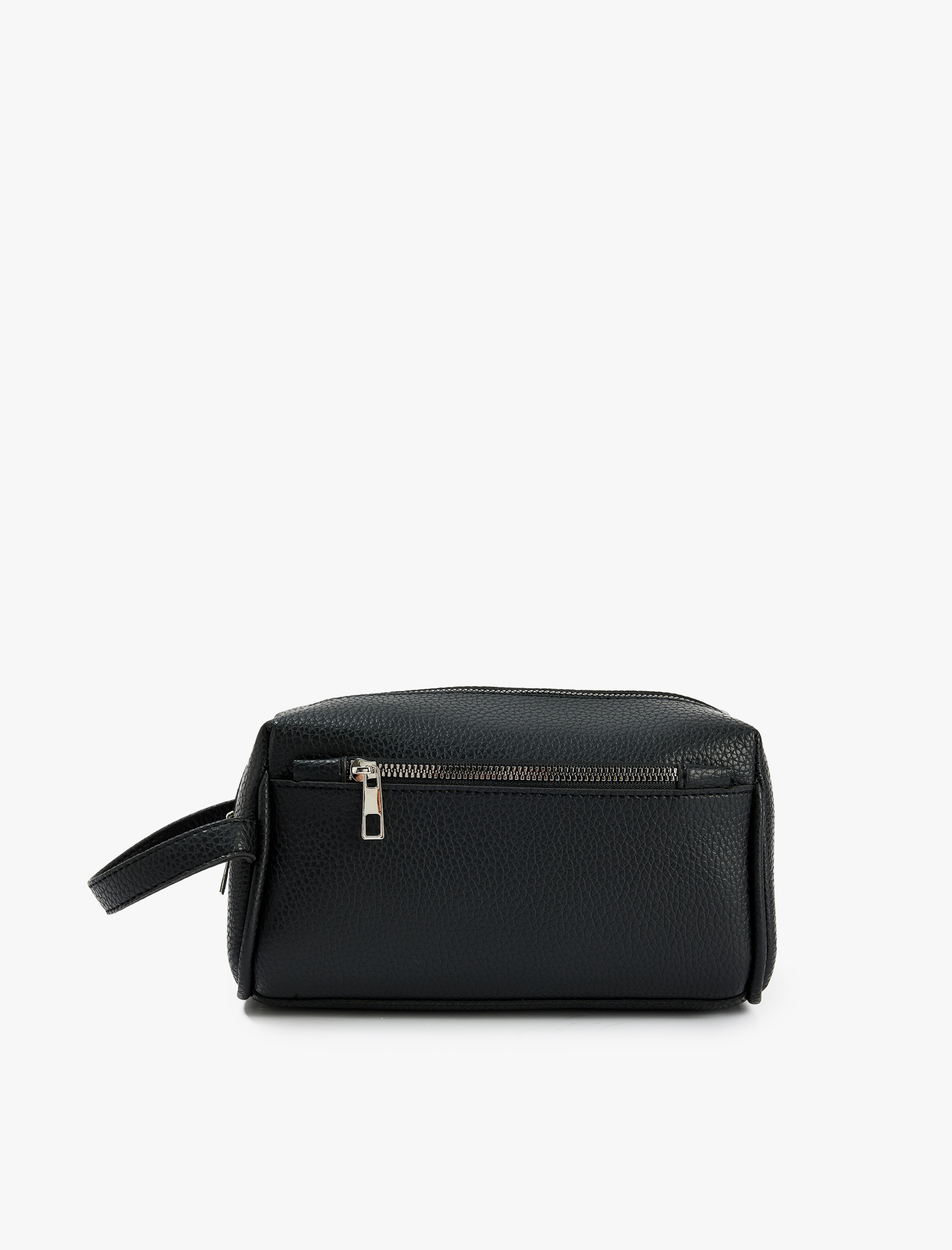  Kadın Cep Detaylı Fermuarlı Suni Deri El Çantası