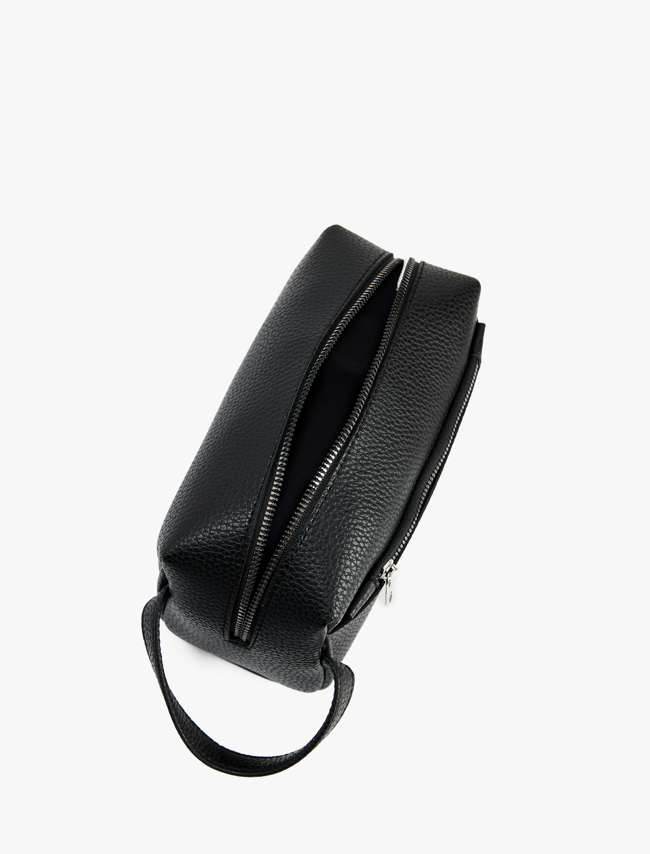  Kadın Cep Detaylı Fermuarlı Suni Deri El Çantası