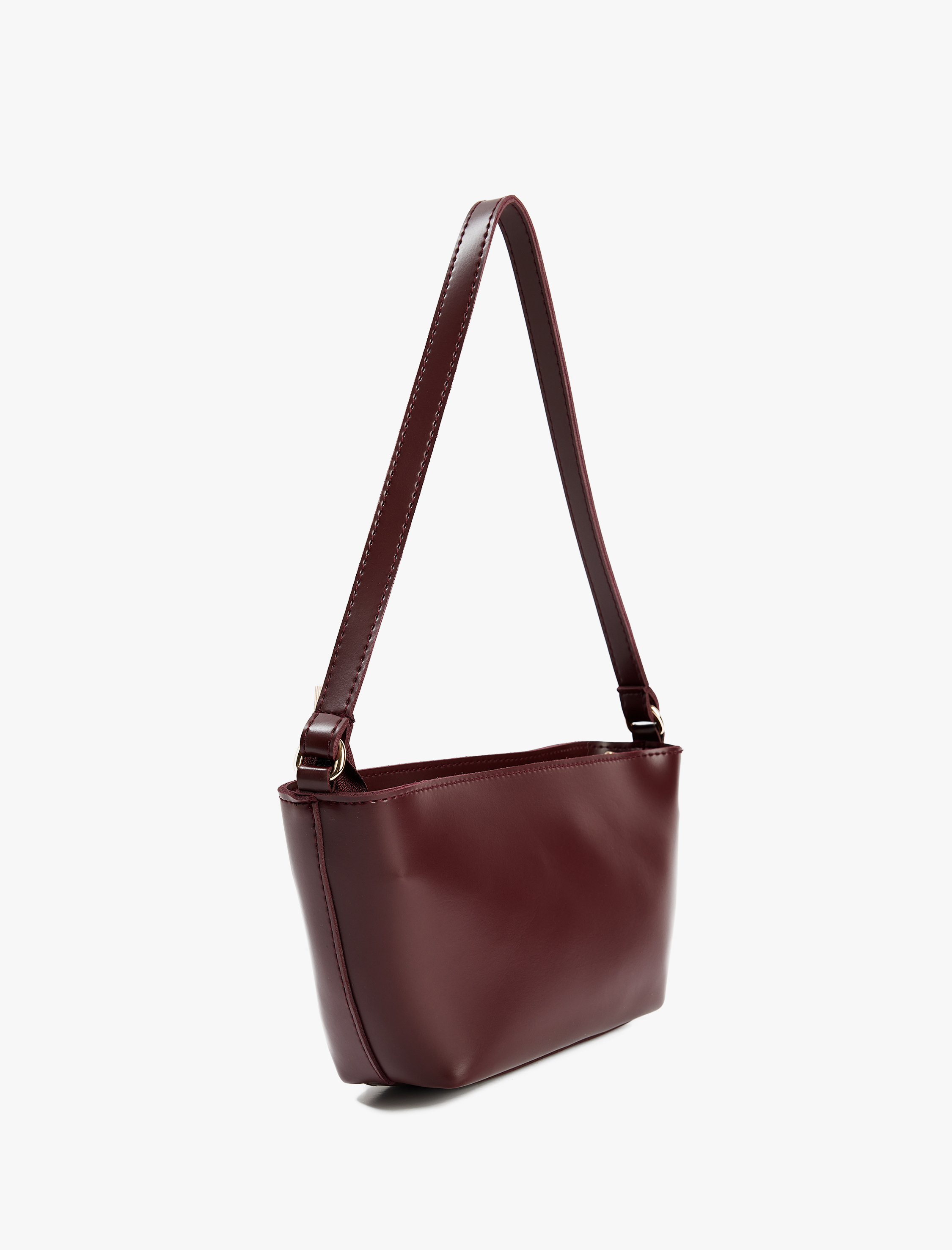  Kadın Omuz Askılı Fermuarlı Suni Deri Çanta