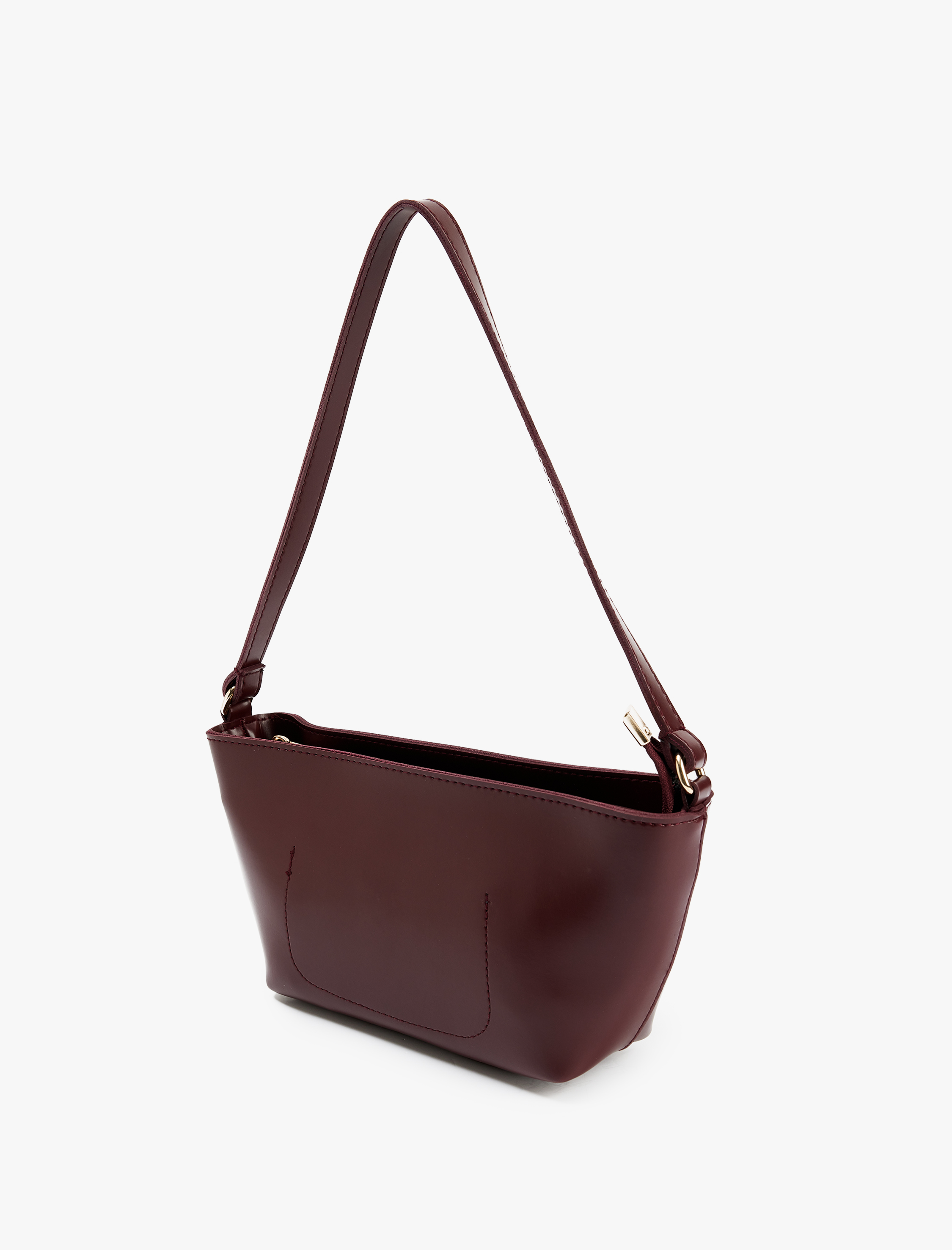  Kadın Omuz Askılı Fermuarlı Suni Deri Çanta