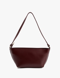 Omuz Askılı Fermuarlı Suni Deri Çanta