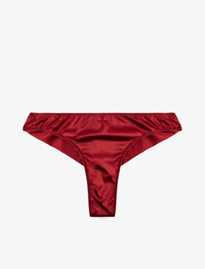  Rahat Kalıp Parlak Brazilian Külot