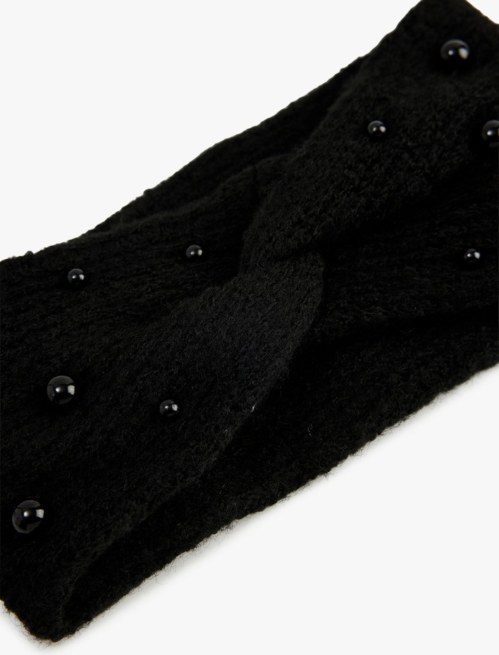 Kadın Boncuk Detaylı Saç Bandı