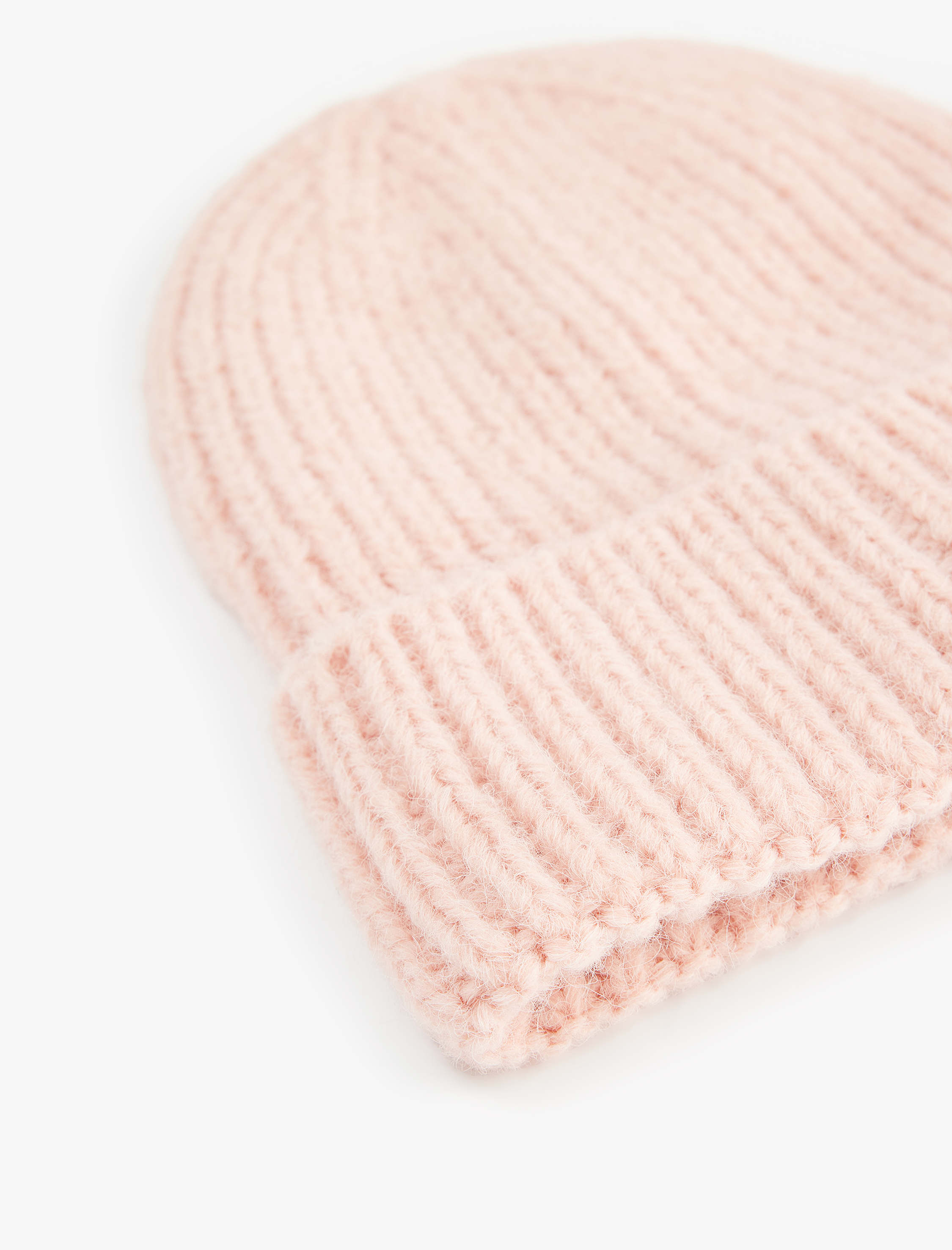  Kadın Basic Katlı Örgü Bere