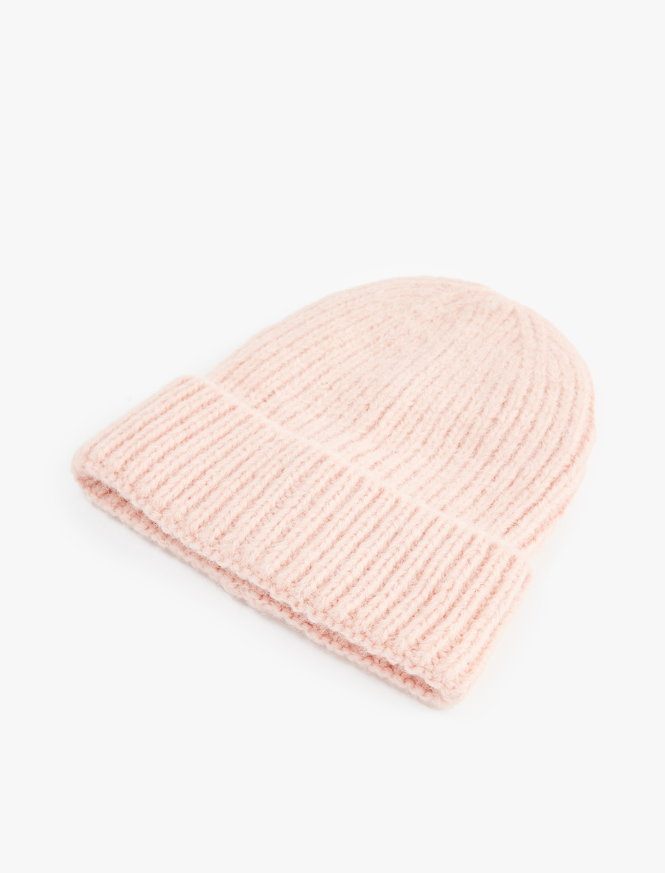  Kadın Basic Katlı Örgü Bere