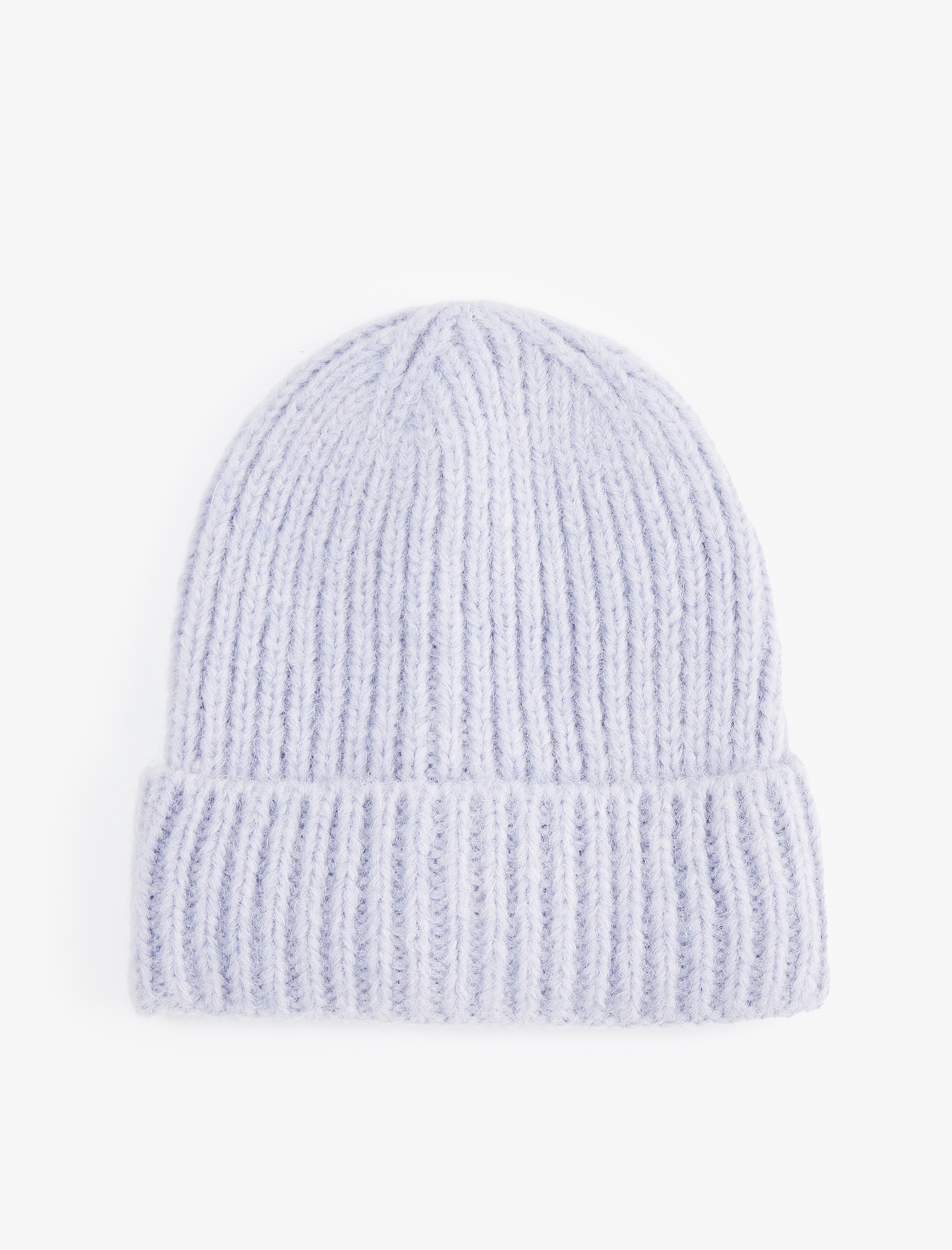  Kadın Basic Katlı Örgü Bere