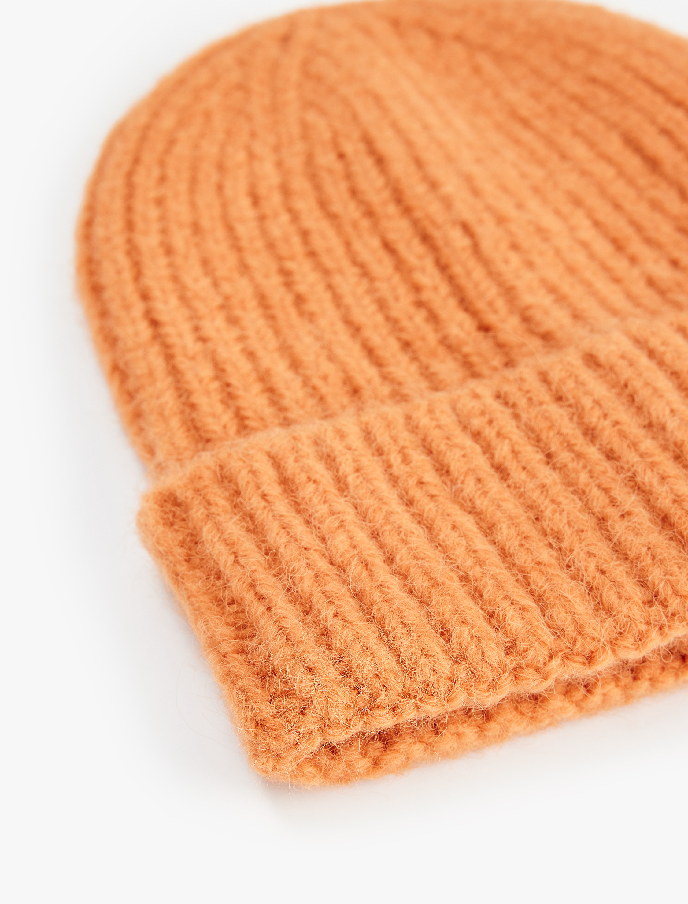  Kadın Basic Katlı Örgü Bere