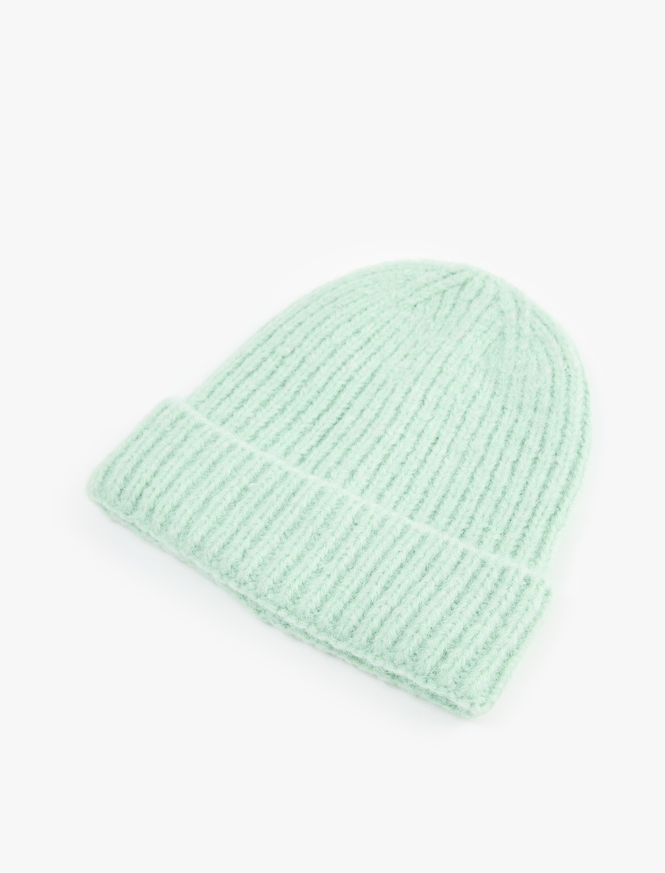  Kadın Basic Katlı Örgü Bere