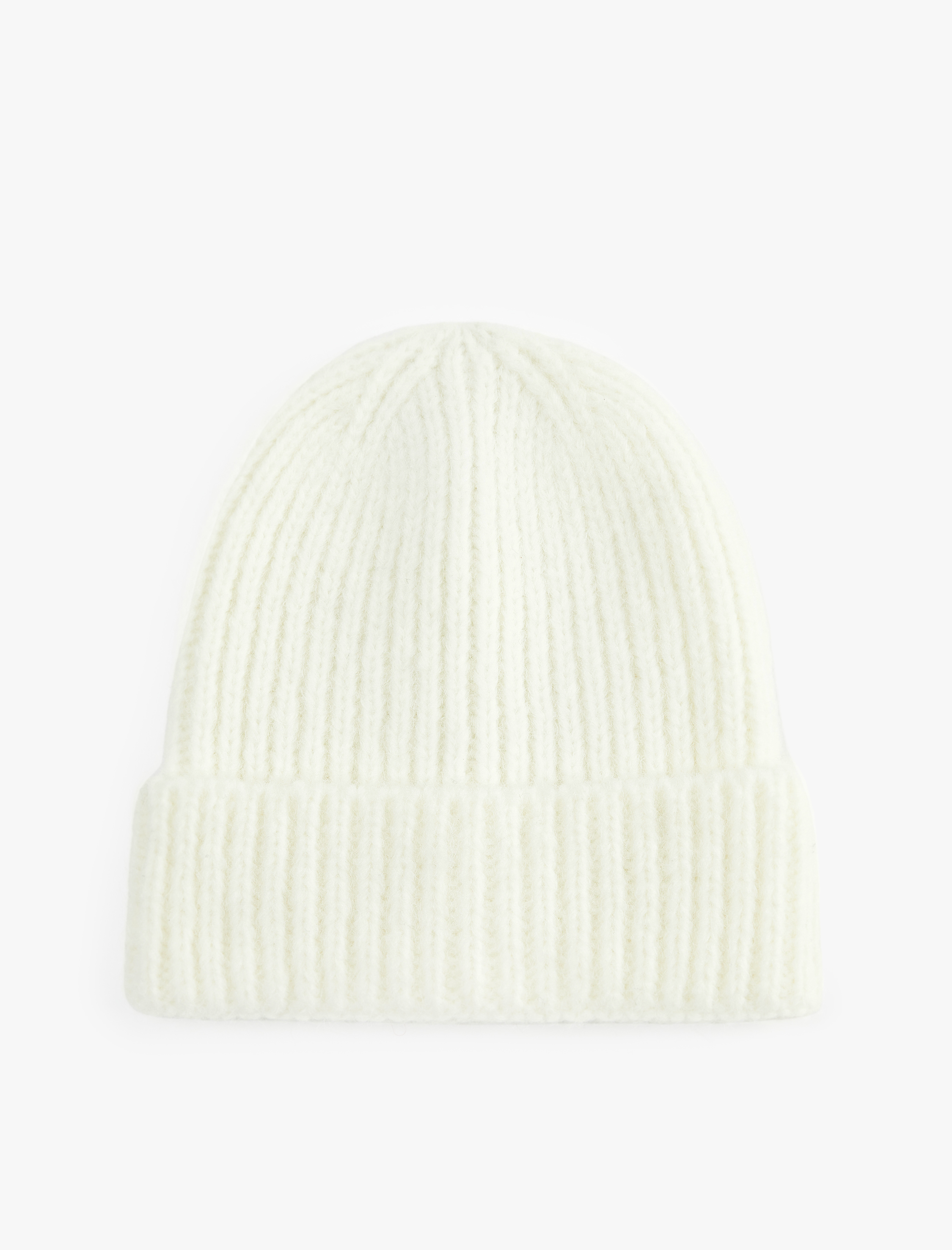  Kadın Basic Katlı Örgü Bere