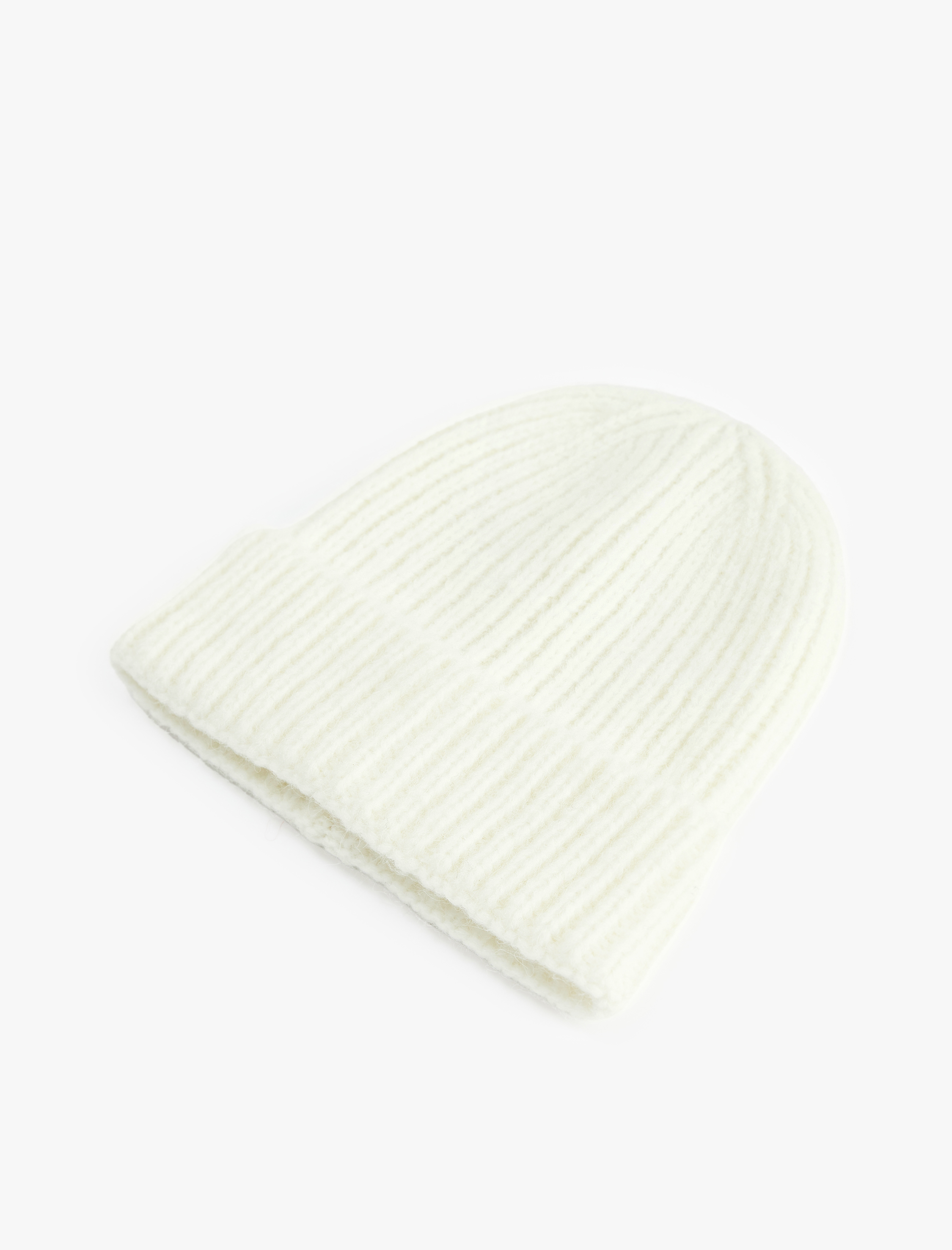  Kadın Basic Katlı Örgü Bere