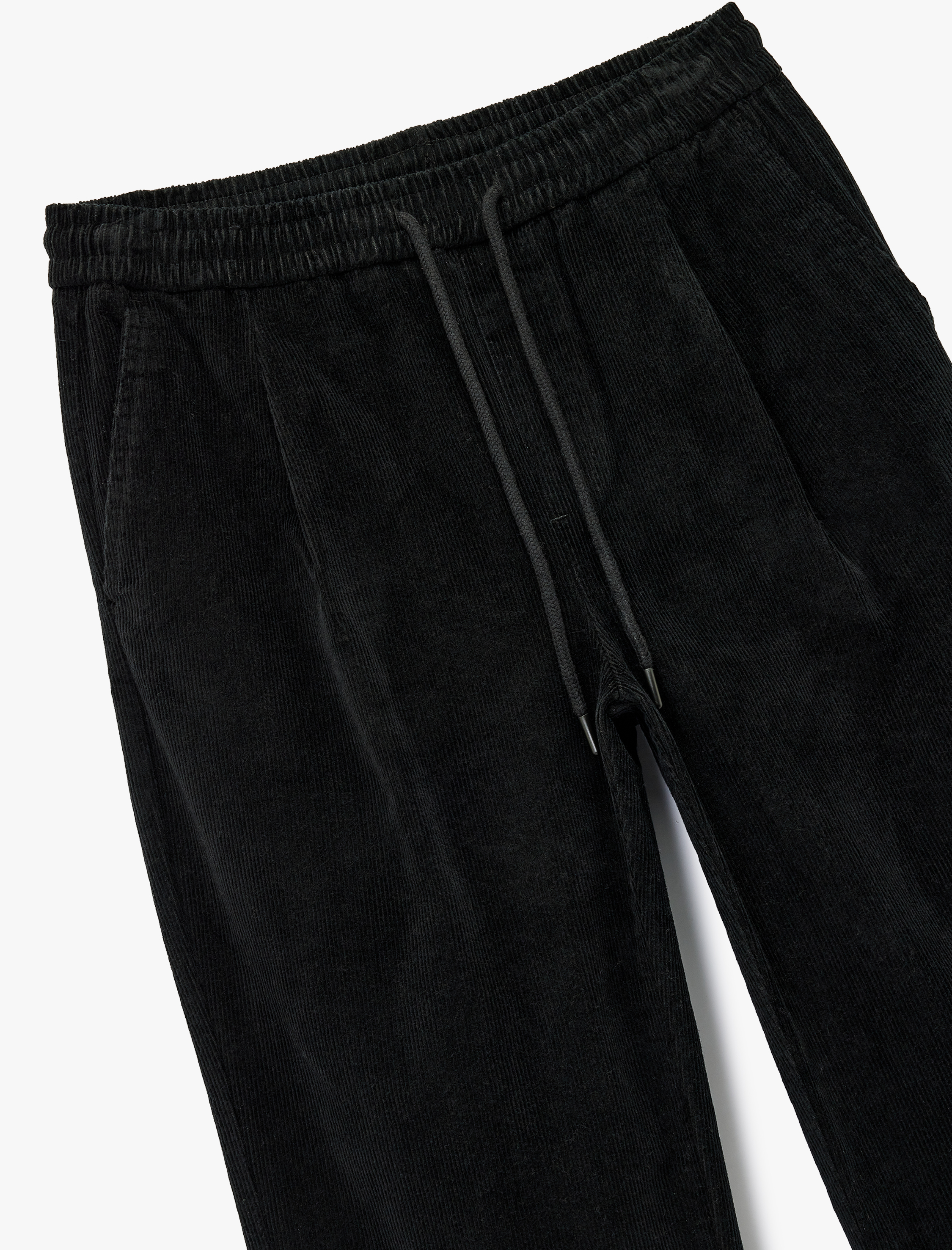   Pamuklu Cepli Bol Kalıp Beli Bağcıklı Kışlık Fitilli Kadife Pantolon