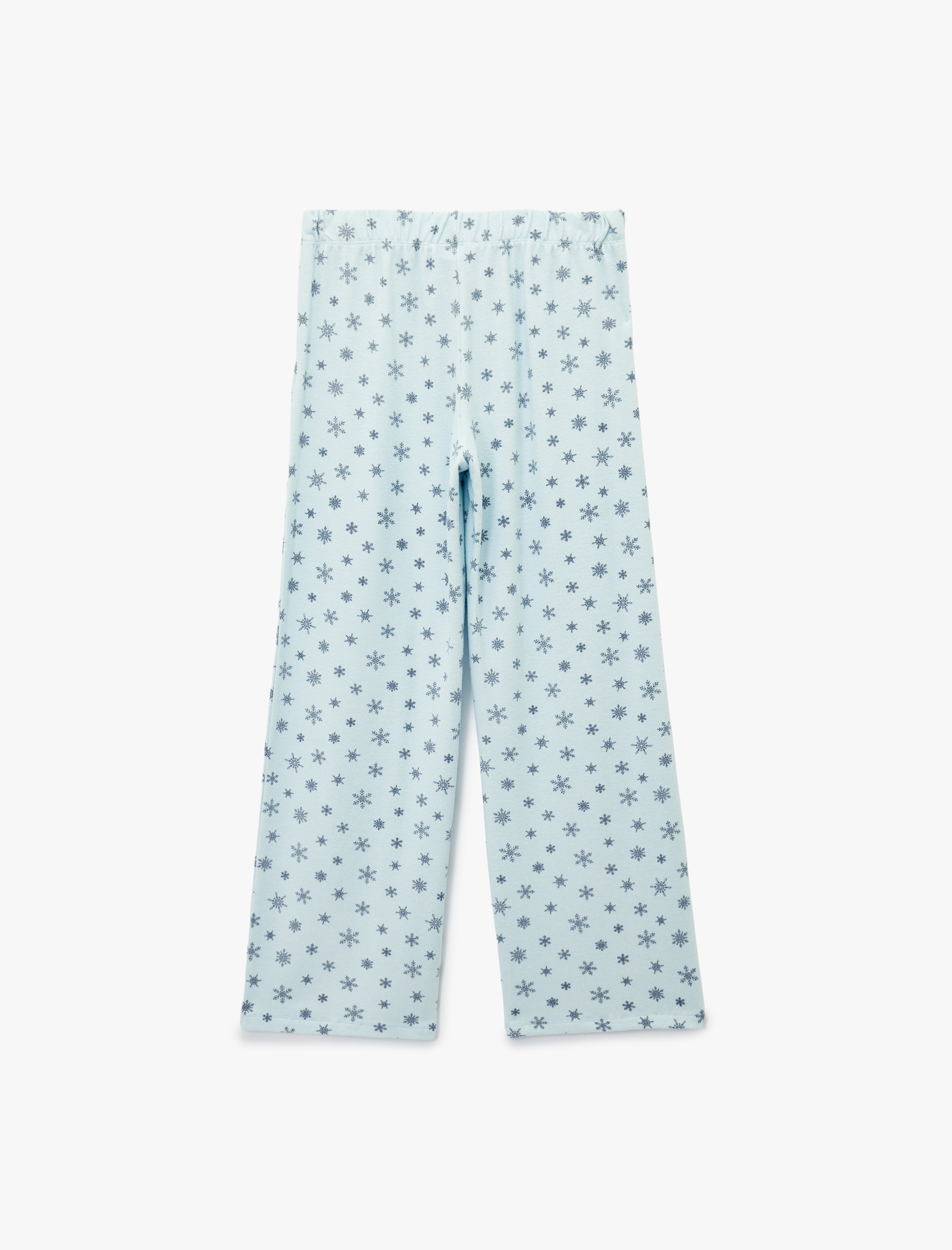   Rahat Kesim Viskon Karışımlı Baskılı Pijama Altı