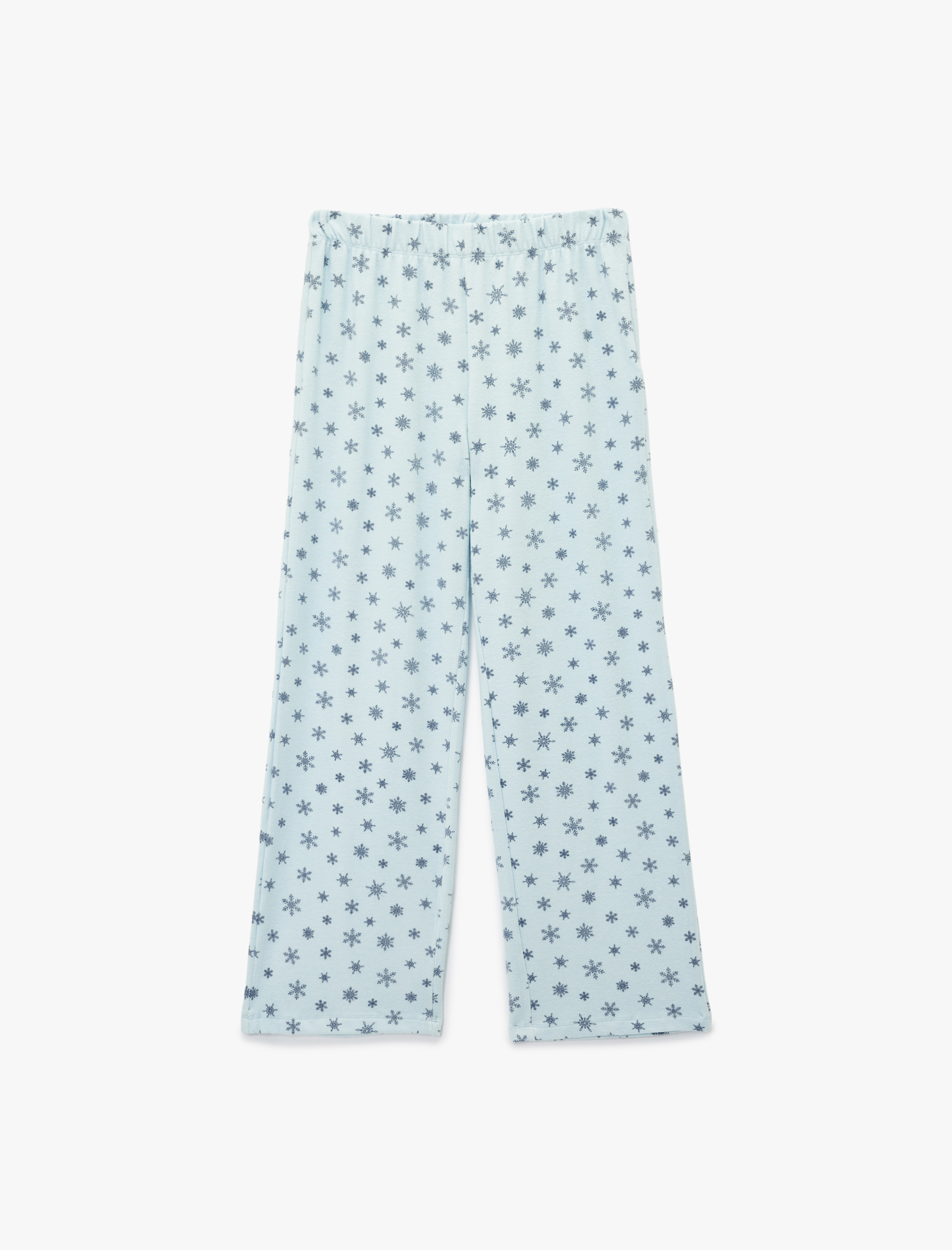   Rahat Kesim Viskon Karışımlı Baskılı Pijama Altı