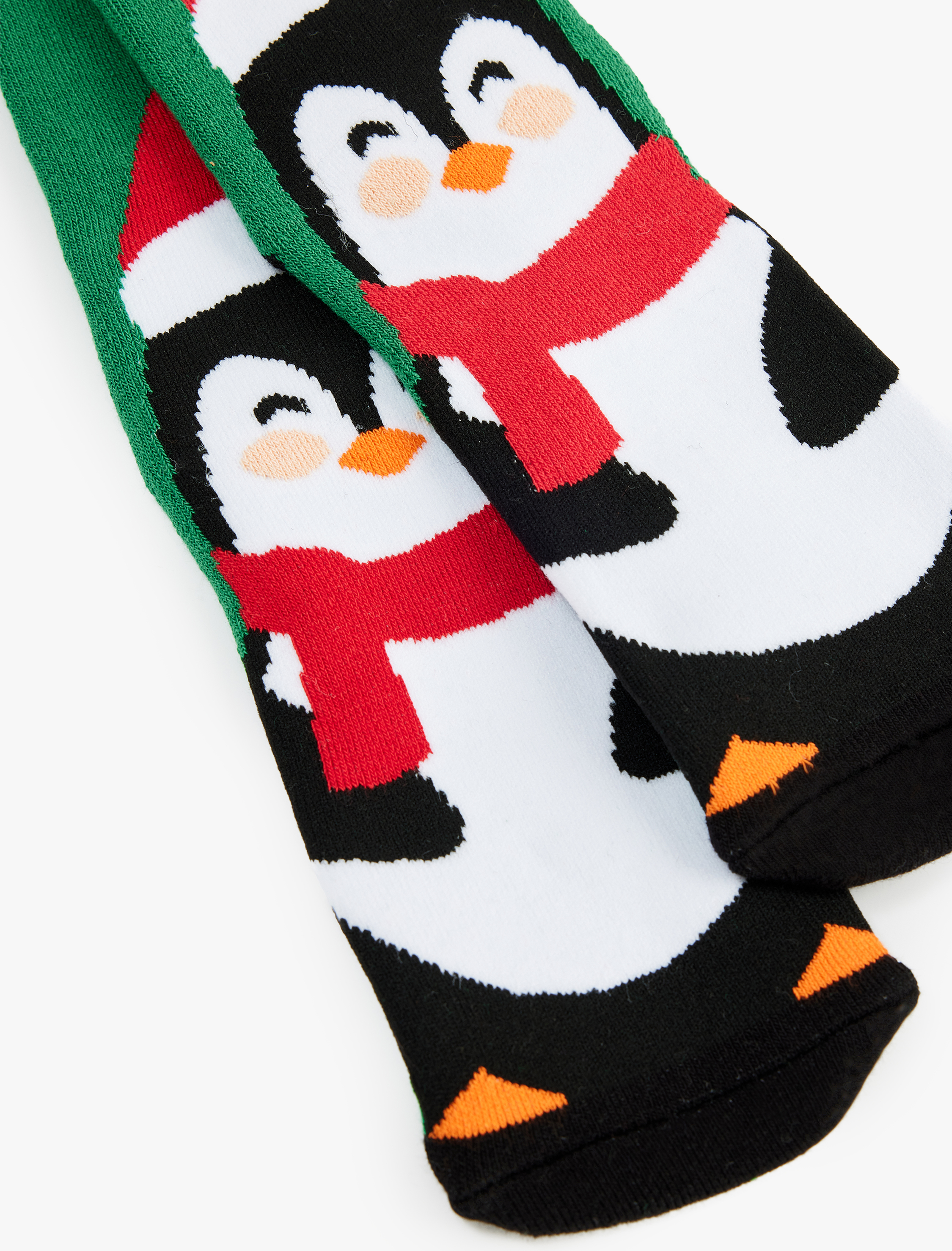  Kadın Pamuklu Soket Kalın Yılbaşı Çorabı