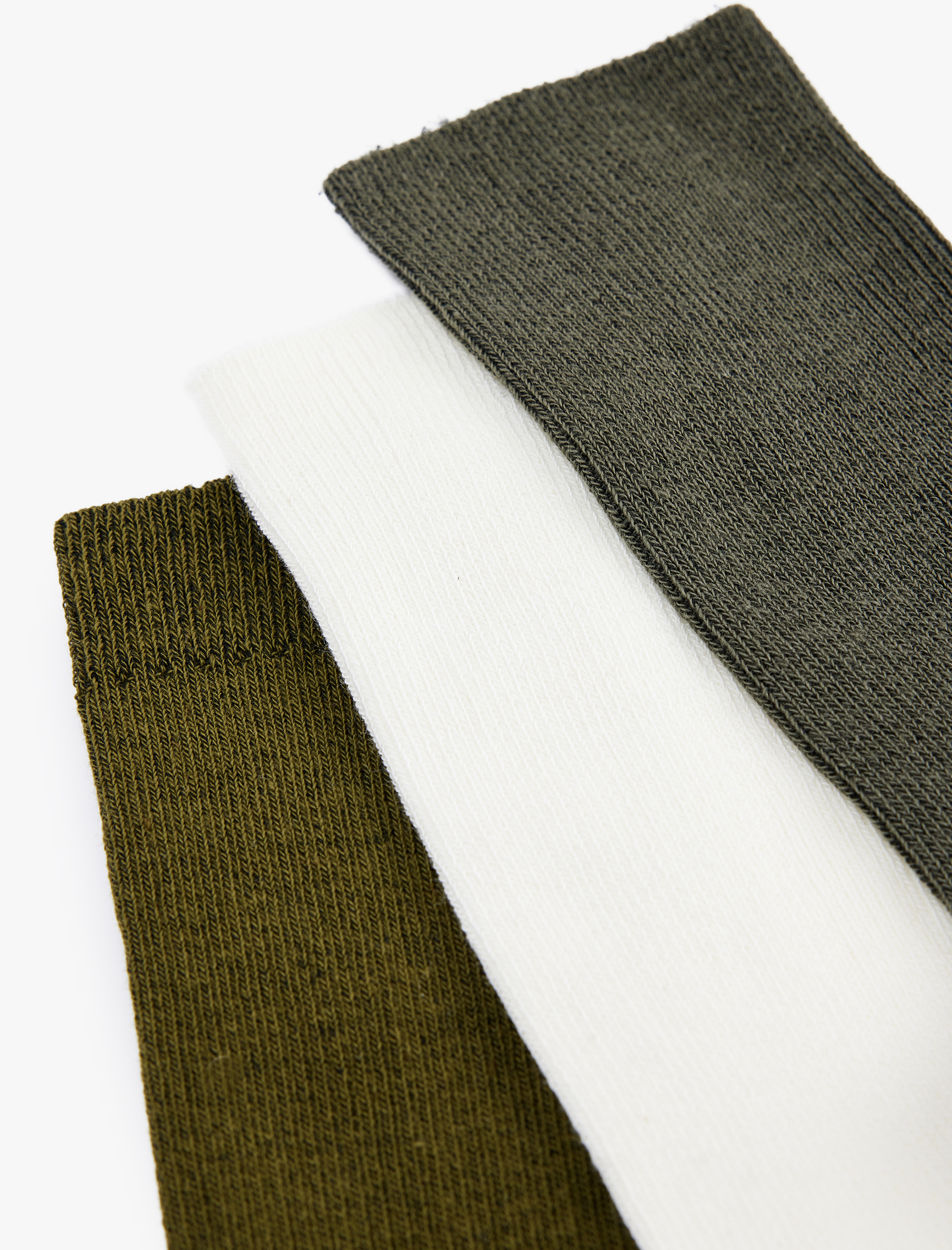  Kadın Pamuklu Soket 3'lü Çorap Seti