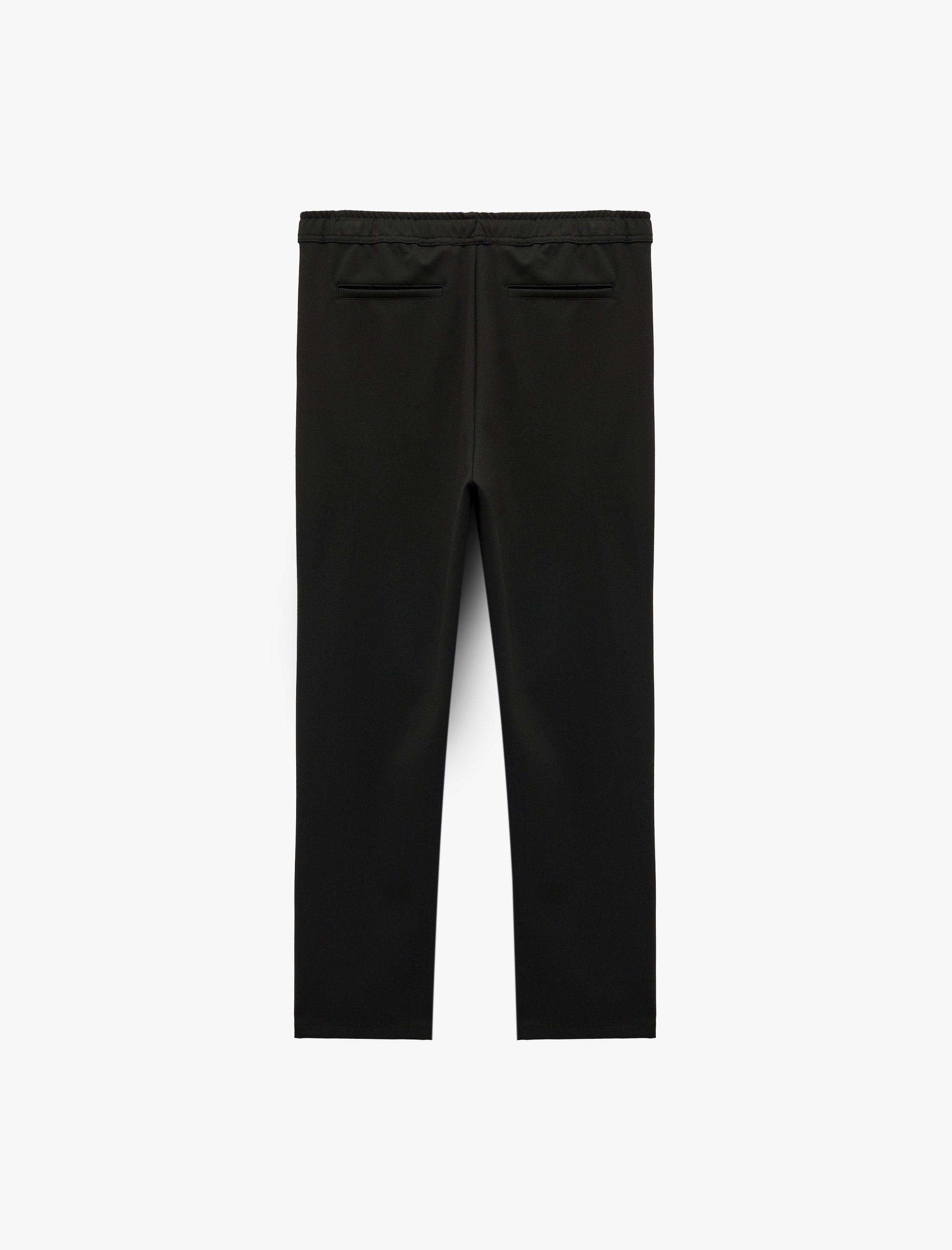   Viskon Karışımlı Cepli Regular Fit Beli Bağcıklı Pantolon