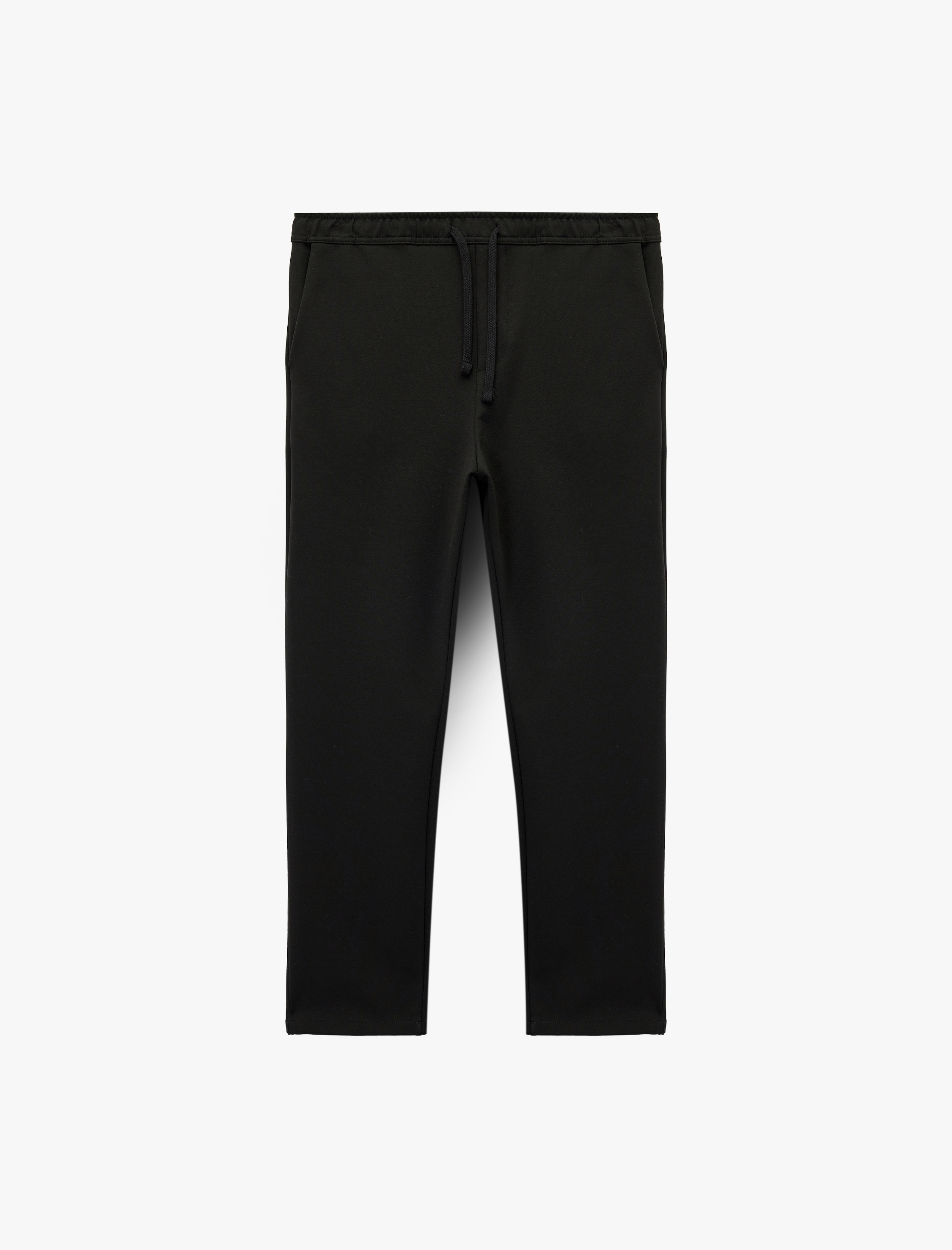   Viskon Karışımlı Cepli Regular Fit Beli Bağcıklı Pantolon