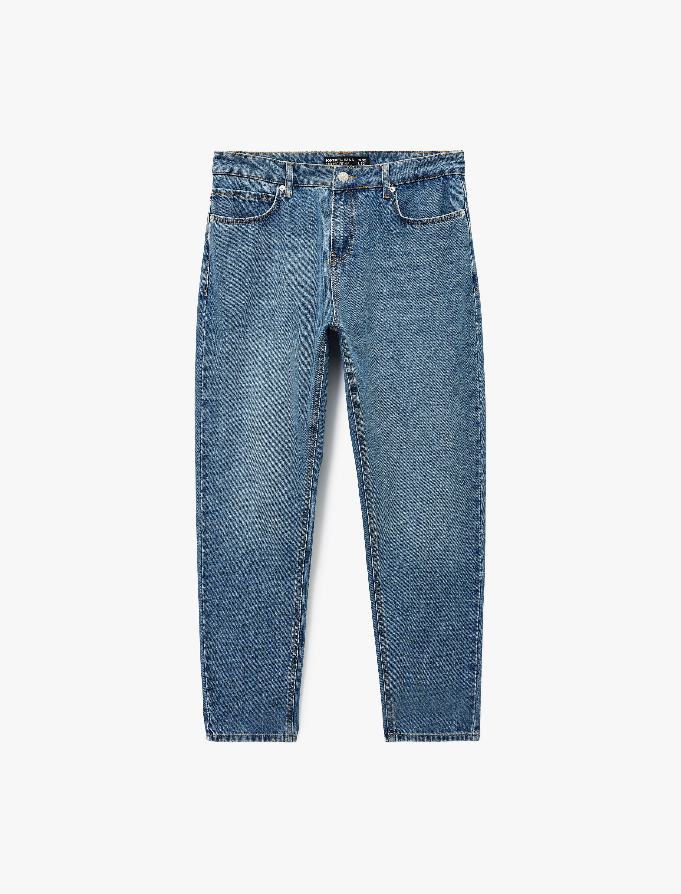   Pamuklu Normal Bel Regular Fit Tapered Jean Pantolon - Joe Jean