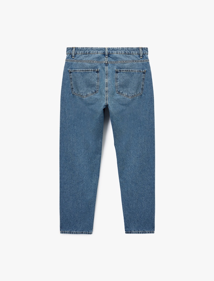  Pamuklu Normal Bel Regular Fit Tapered Jean Pantolon - Joe Jean
