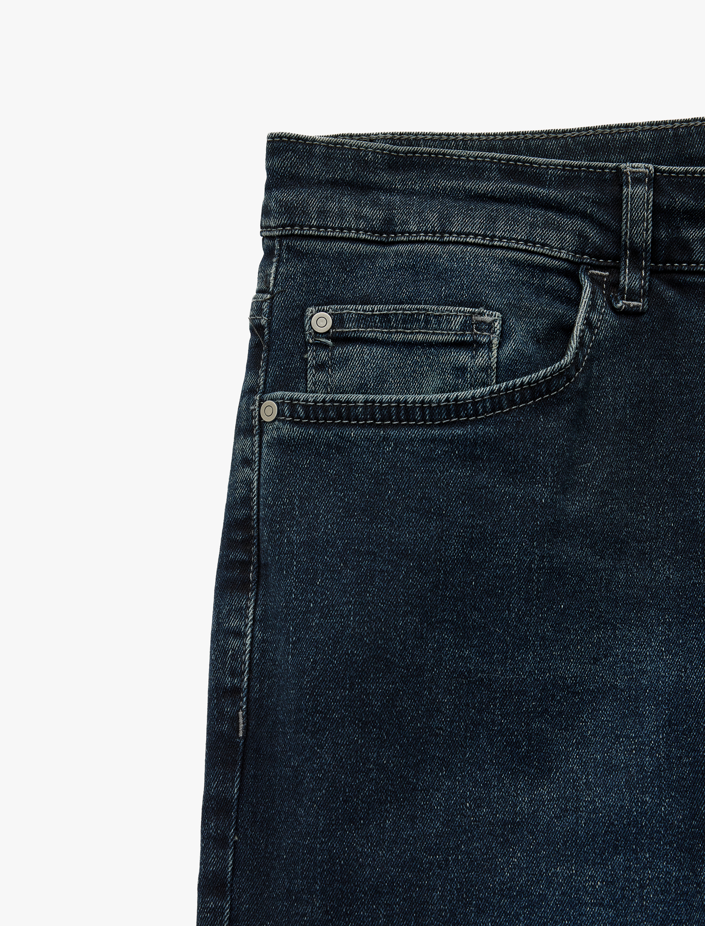   Normal Bel Pamuklu Slim Fit Jean Pantolon - Brad Jean