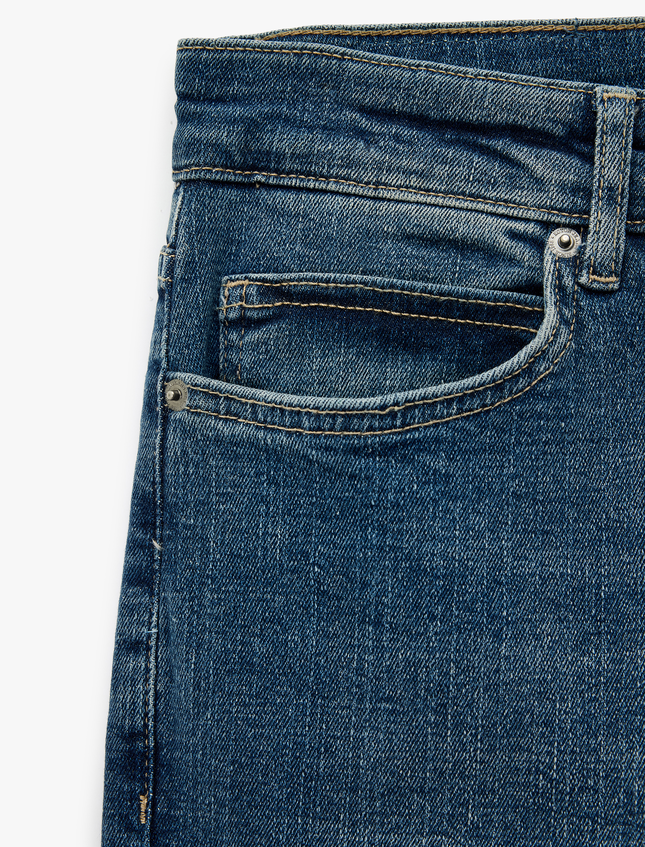   Pamuklu Normal Bel Slim Fit Jean Pantolon - Brad Jean