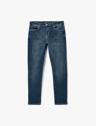 Pamuklu Normal Bel Slim Fit Jean Pantolon - Brad Jean