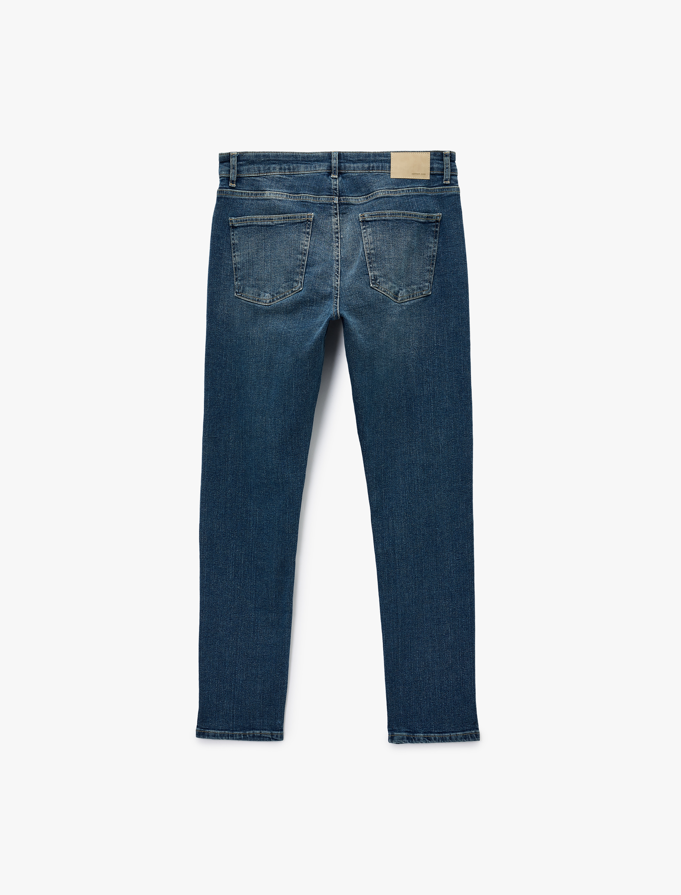   Pamuklu Normal Bel Slim Fit Jean Pantolon - Brad Jean
