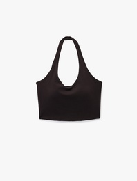 Halter Yaka Kolsuz Sporcu Sütyeni