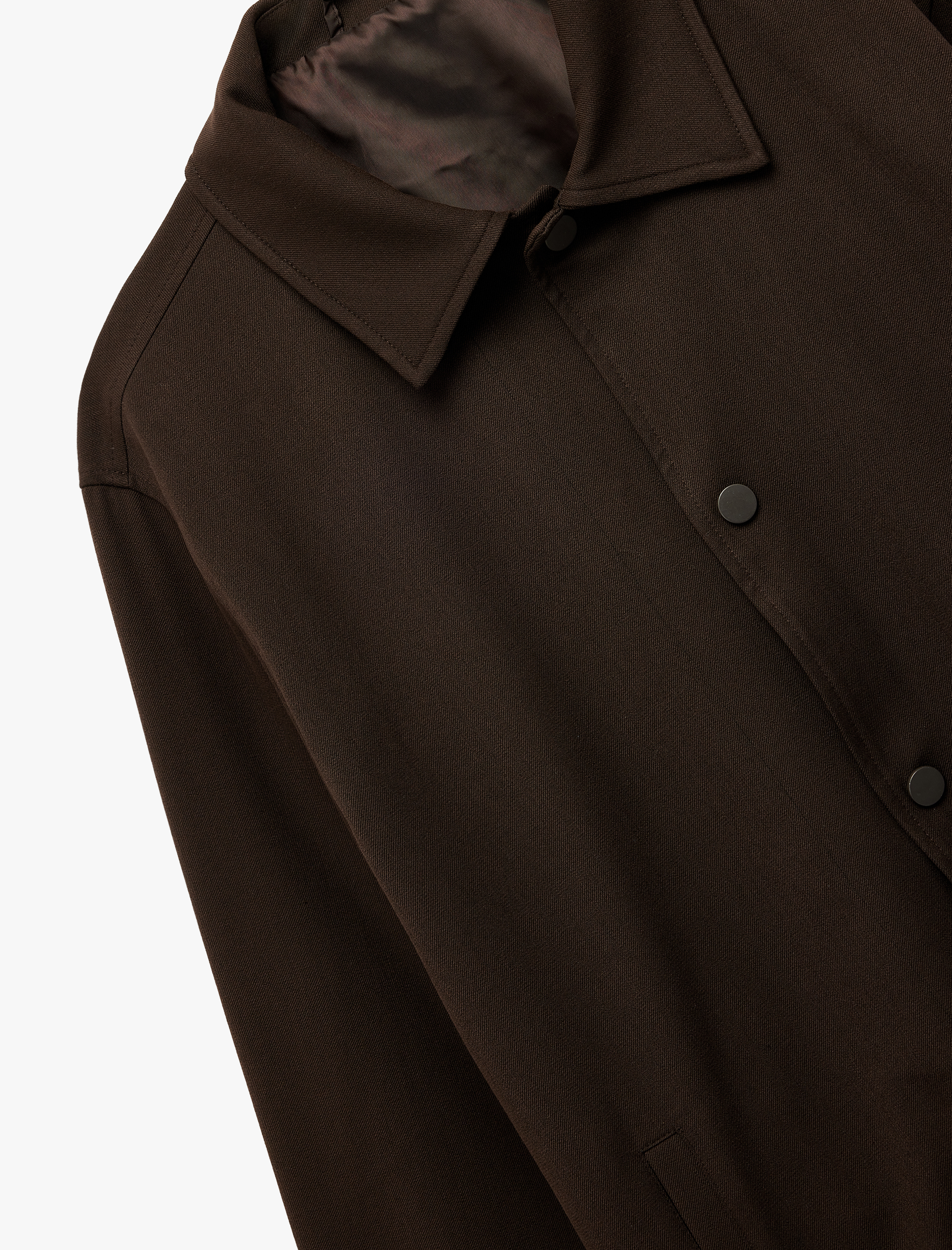   Regular Fit Astarlı Uzun Kollu Cepli Düğmeli Ceket