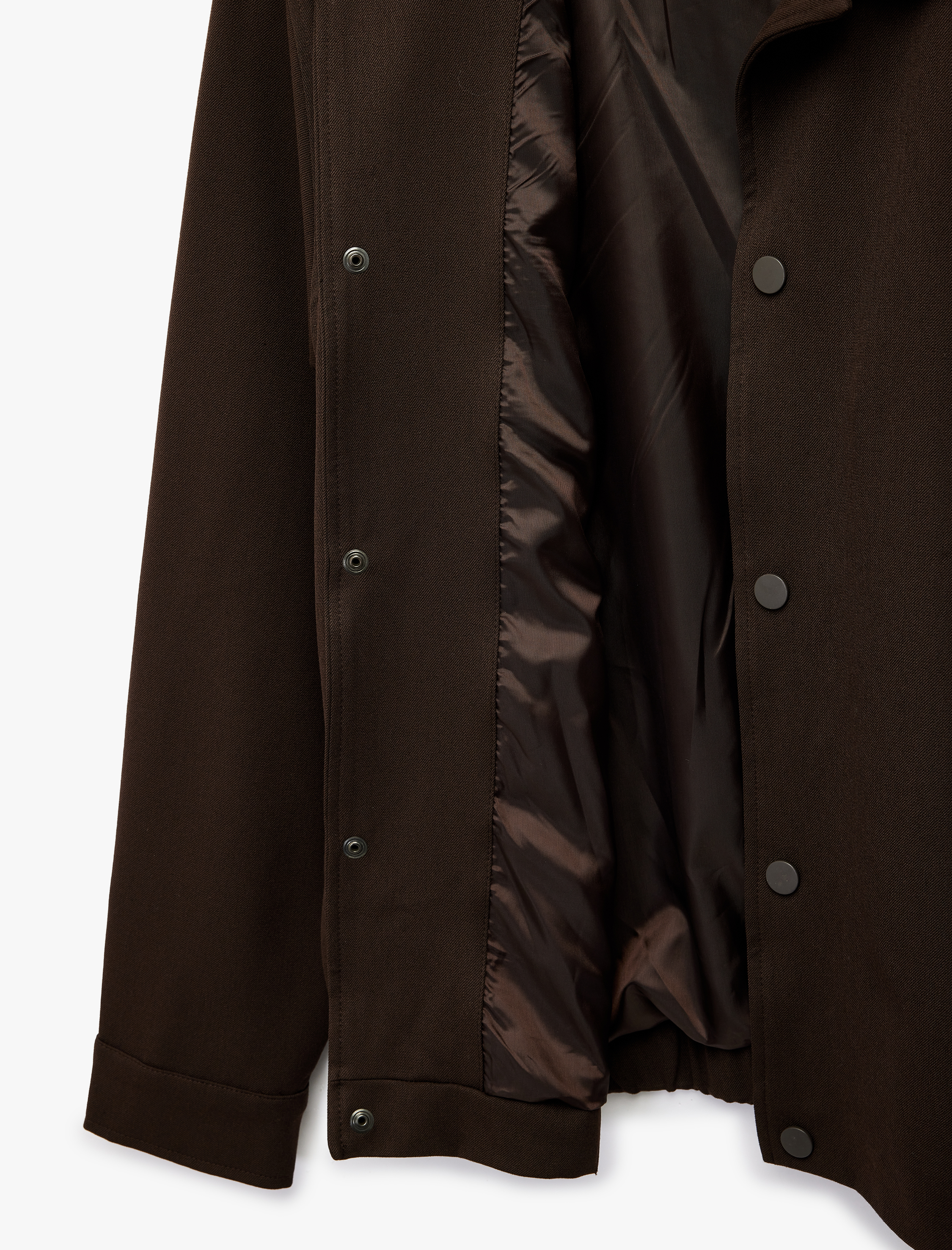   Regular Fit Astarlı Uzun Kollu Cepli Düğmeli Ceket