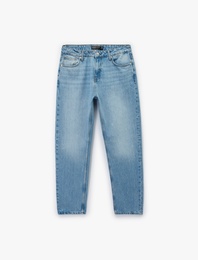 Regular Fit Normal Bel Tapered Jean Pantolon
