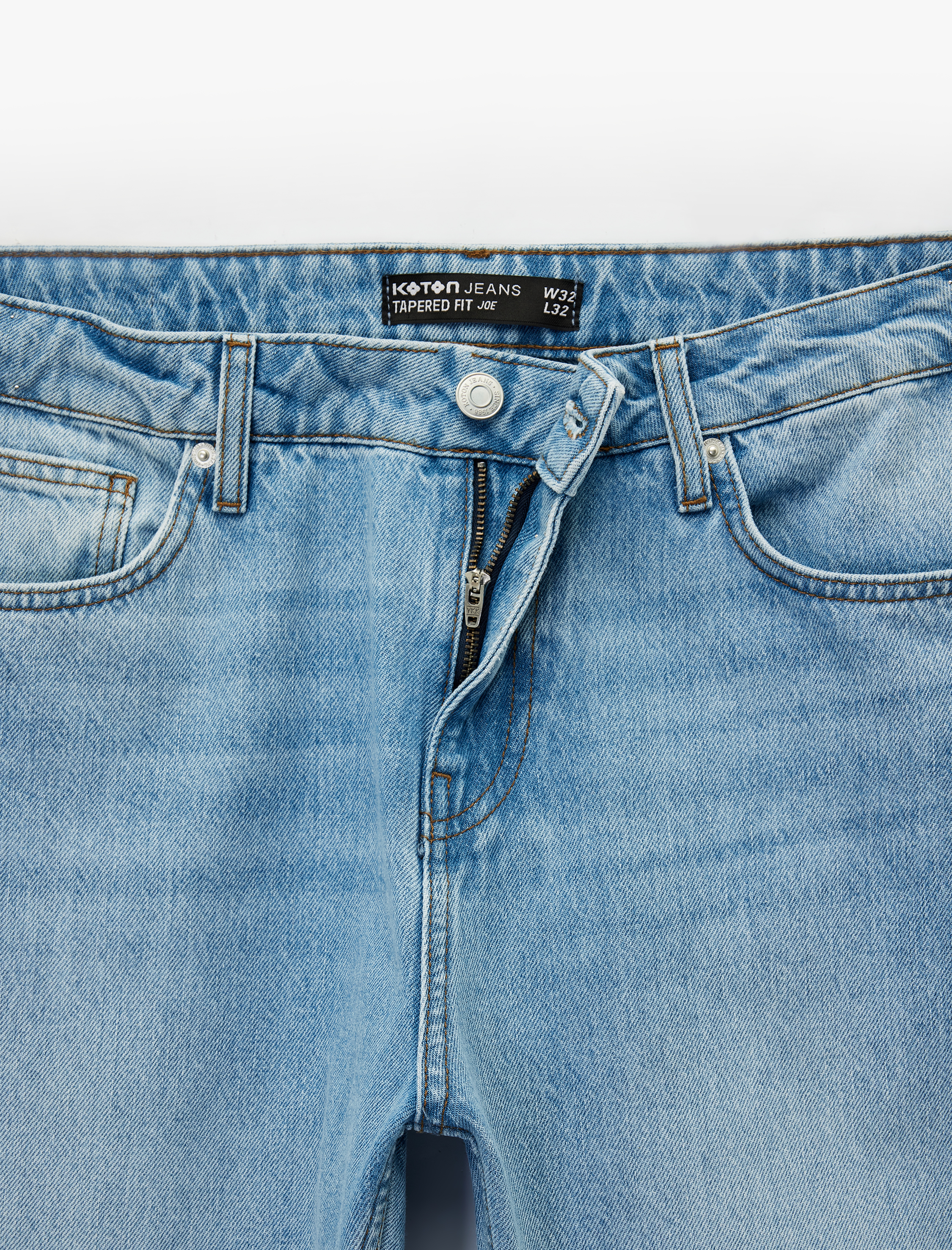   Regular Fit Normal Bel Tapered Jean Pantolon