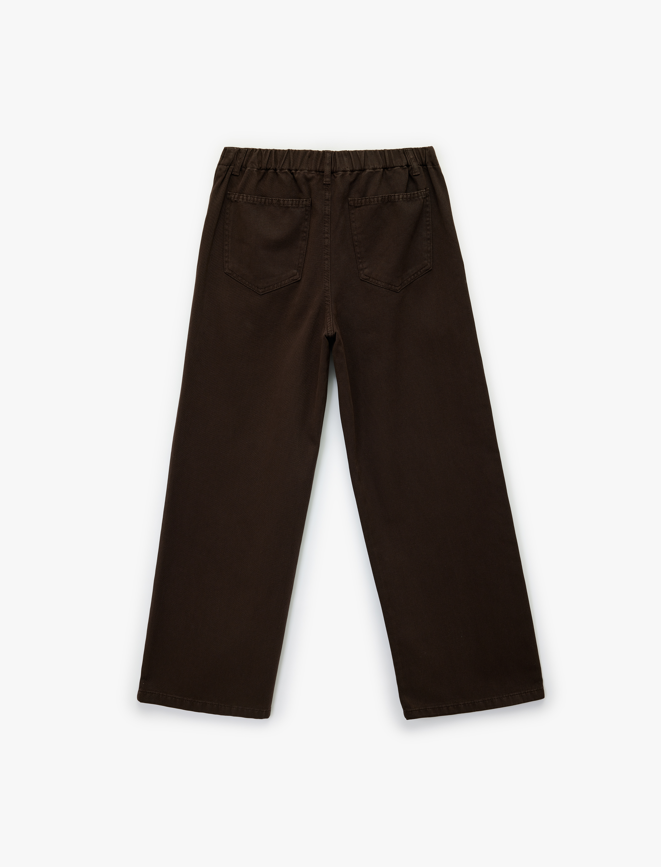   Koton X Sibil Çetinkaya - Beli Bağcıklı Pamuklu Rahat Kalıp Pantolon