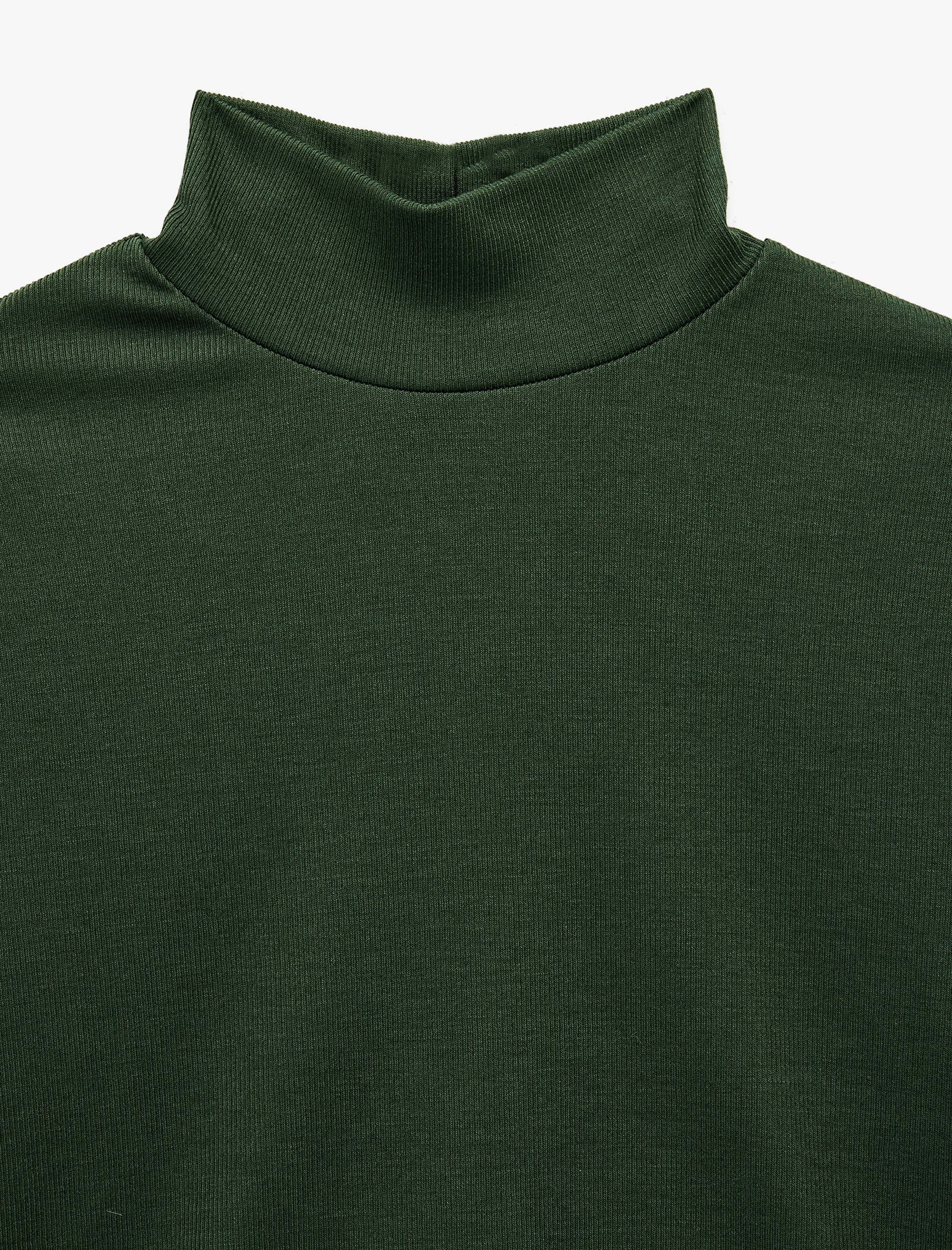   Regular Fit Kaşkorse Dik Yaka Uzun Kollu Body