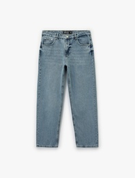 Pamuklu Straight Fit Jean Pantolon - Straight Jeans