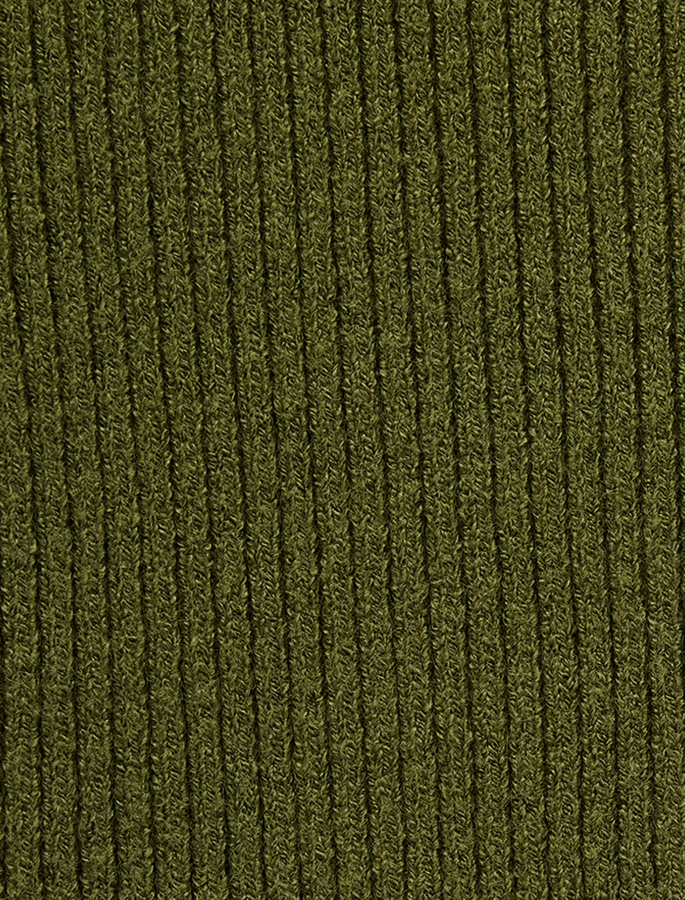   Uzun Kollu Bisiklet Yaka Düğmeli Asimetrik Etek Ucu Detaylı Triko Hırka