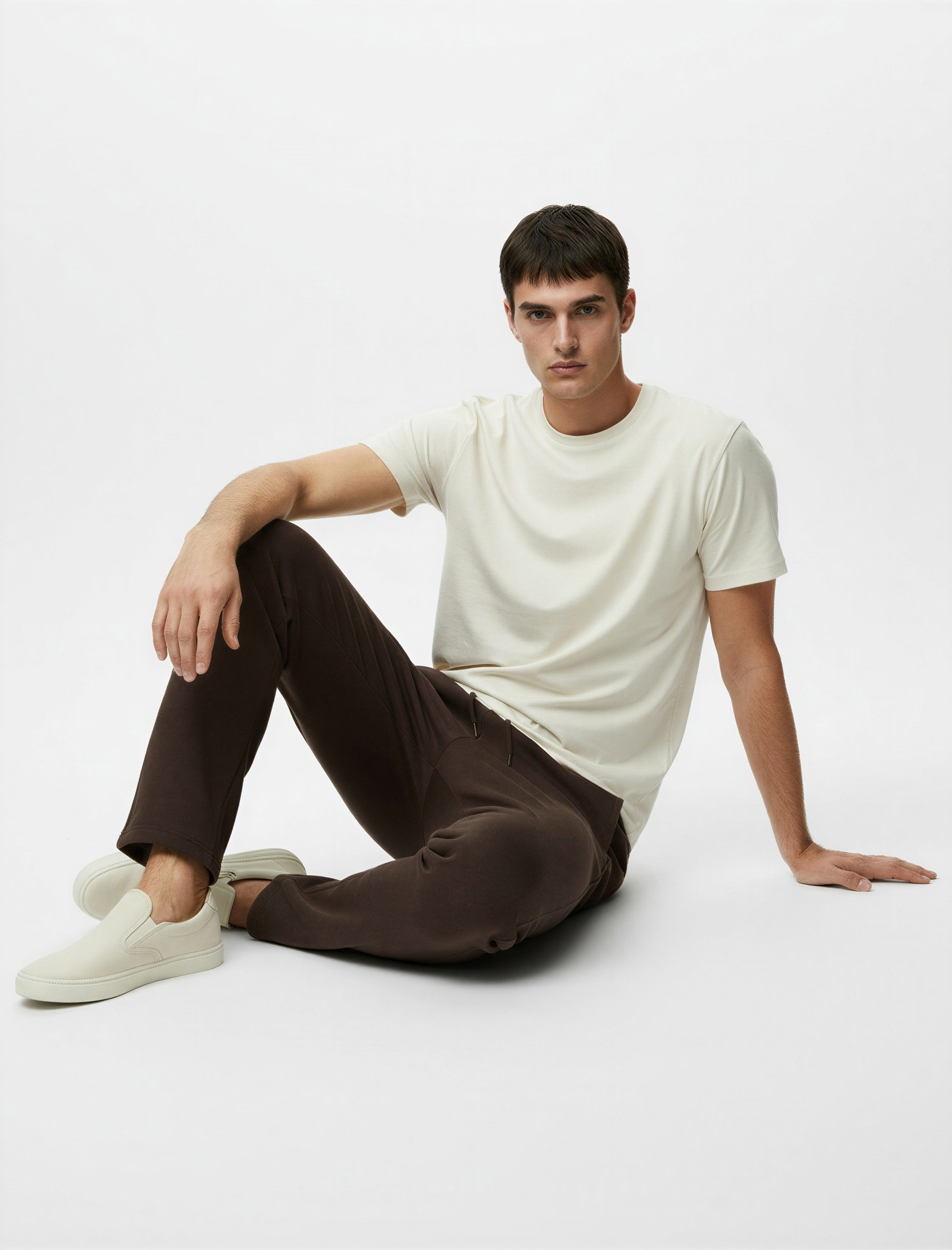   Rahat Kalıp Cepli Pamuklu Beli Bağcıklı Spor Eşofman Altı