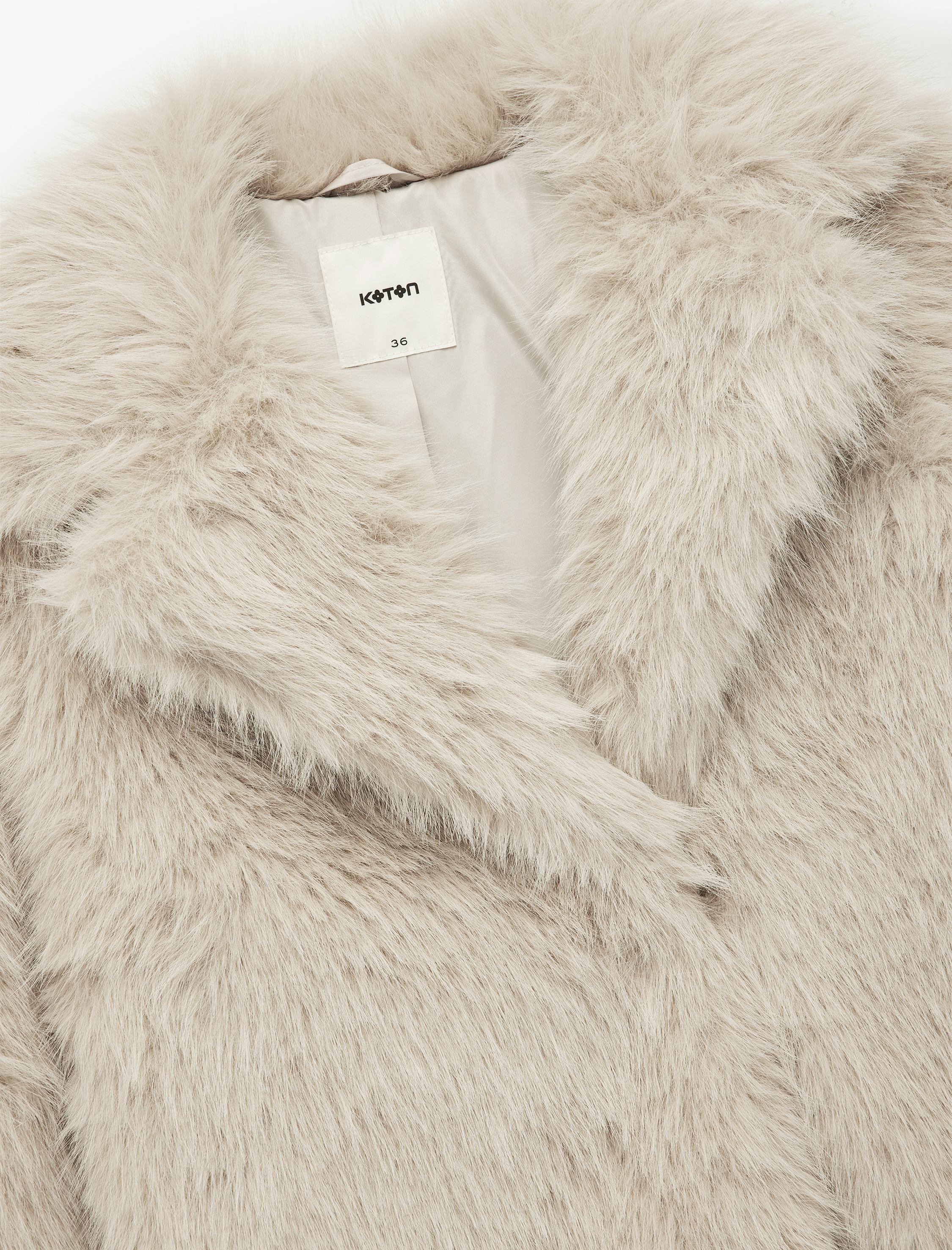   Suni Kürk Kaban Kruvaze Uzun Kollu