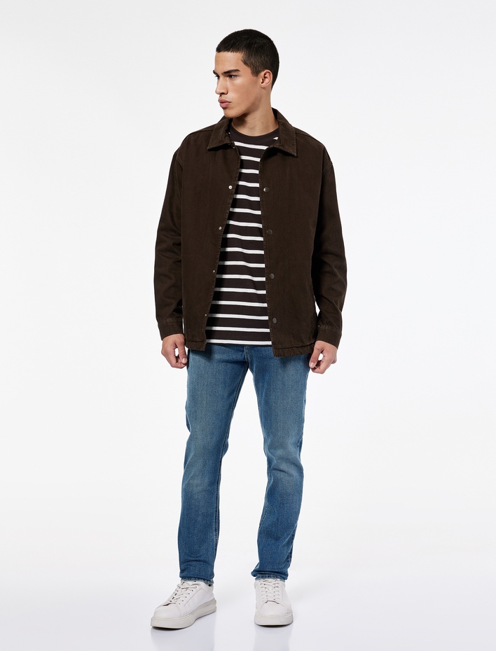  Pamuklu Normal Bel Super Skinny Fit Jean Pantolon - Justin Jean