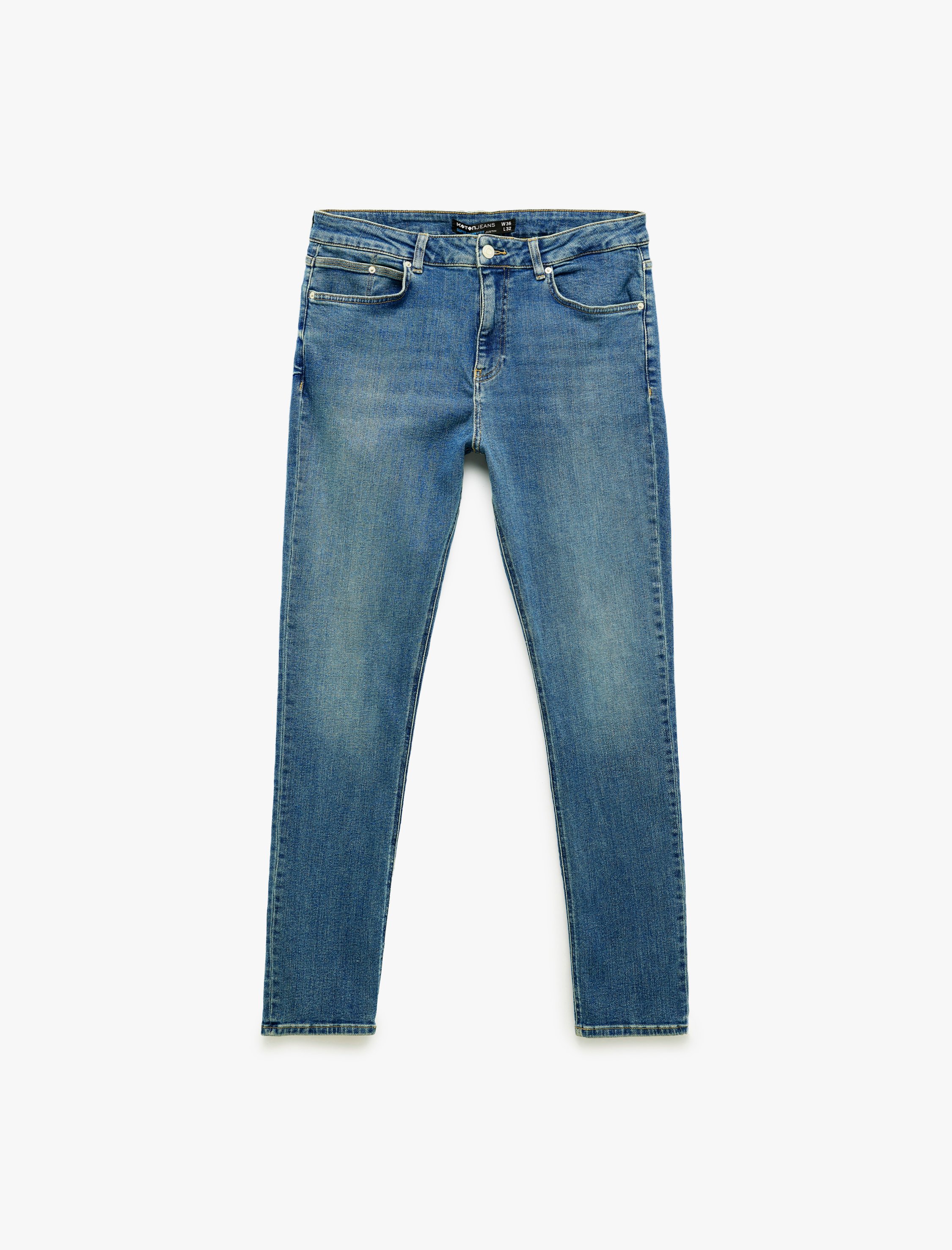   Pamuklu Normal Bel Super Skinny Fit Jean Pantolon - Justin Jean