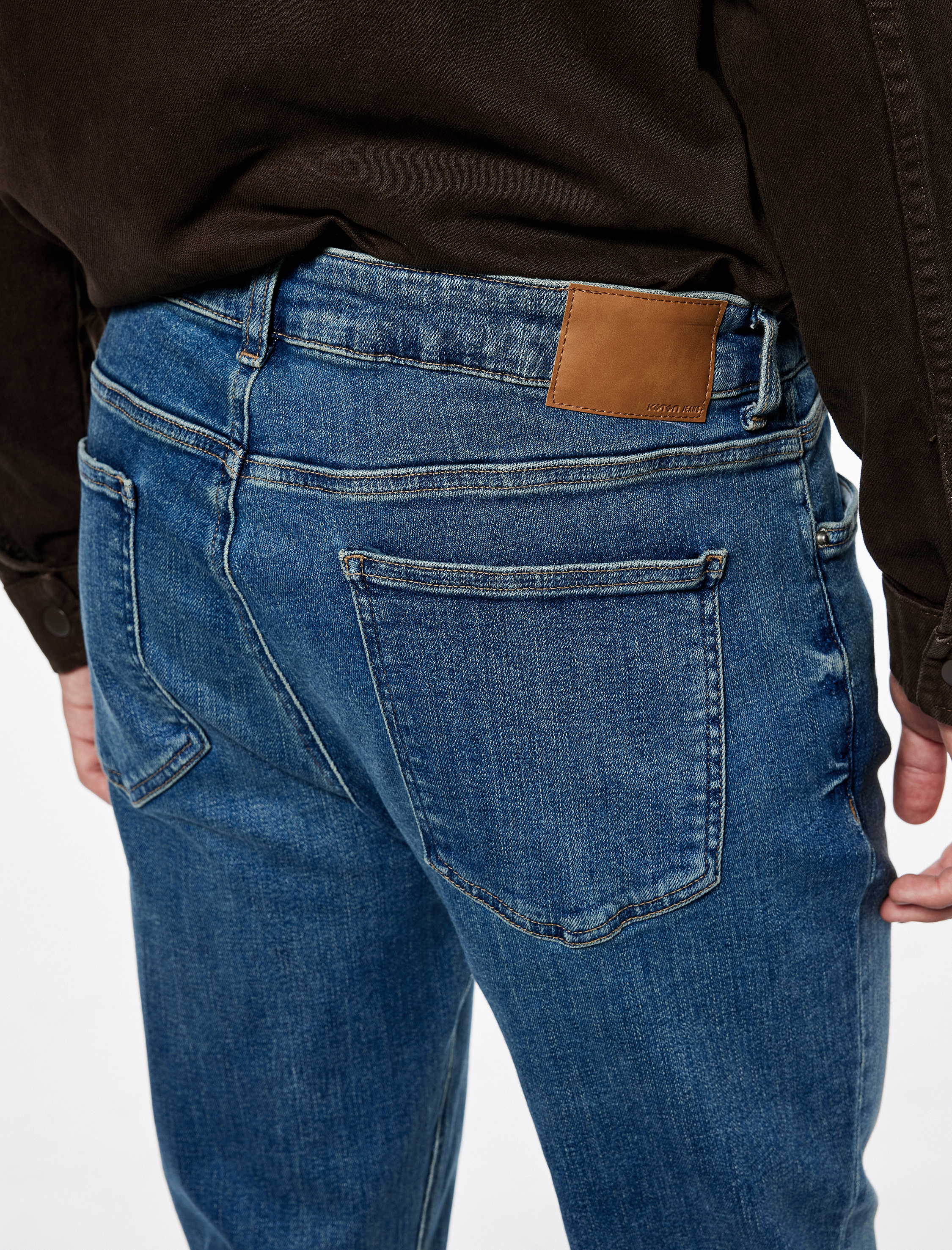   Pamuklu Normal Bel Super Skinny Fit Jean Pantolon - Justin Jean