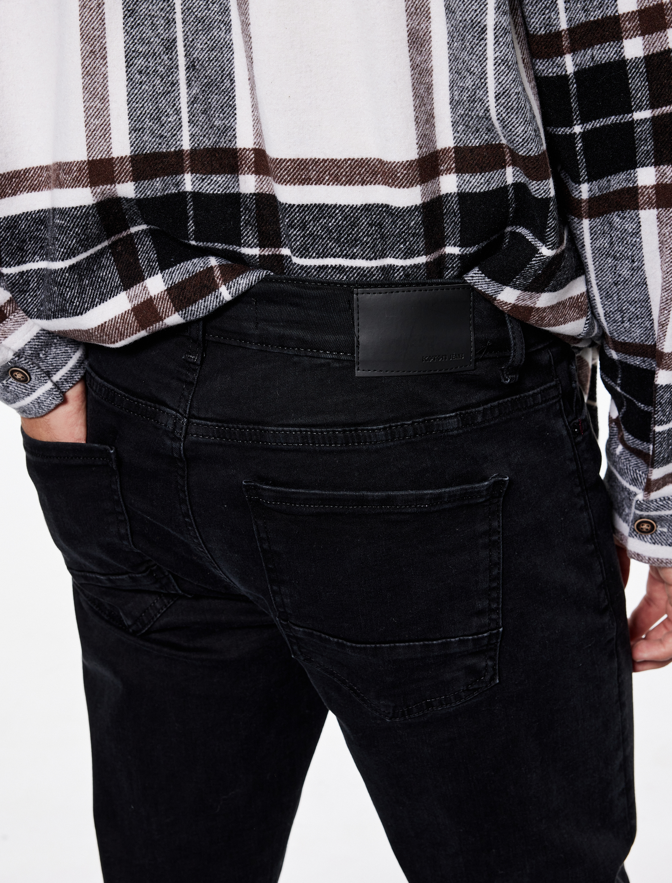   Pamuklu Cepli Normal Bel Slim Fit Jean Pantolon - Brad Jean