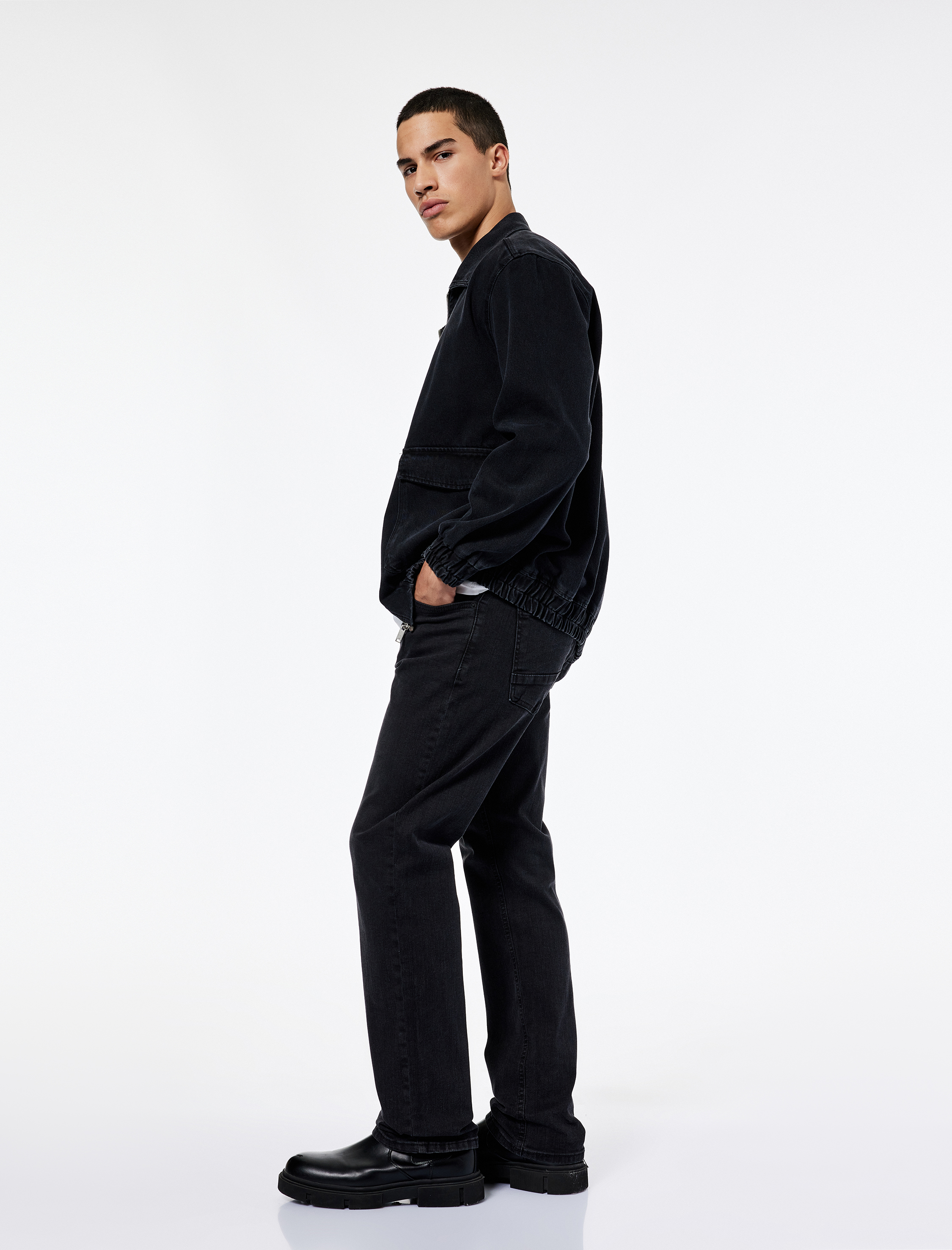   Pamuklu Normal Bel Straight Fit Jean Pantolon - Mark Jean