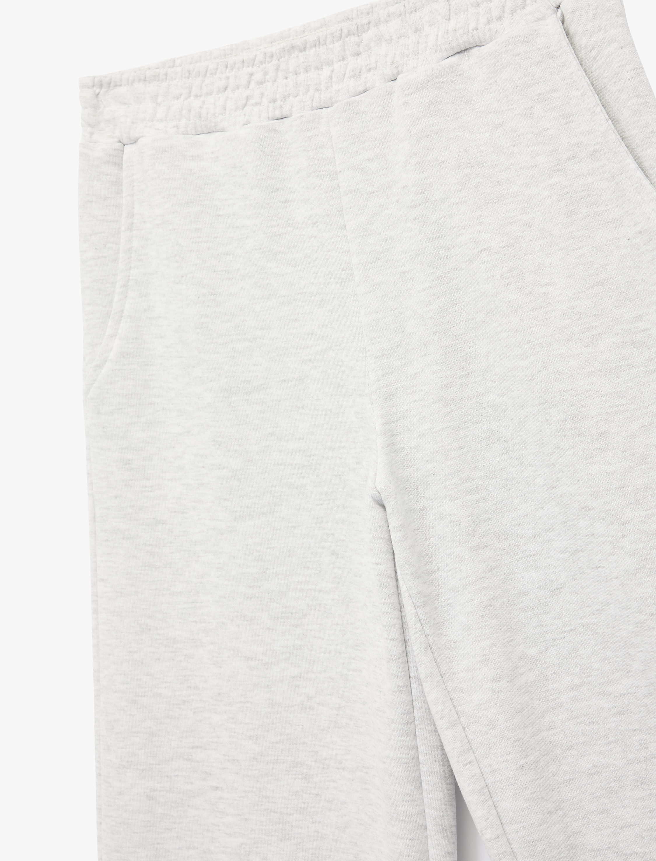   Rahat Kalıp Beli Lastikli Cep Detaylı Geniş Paça Eşofman Altı