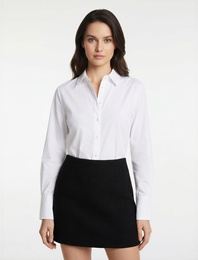 Slim Fit A Kesim Mini Tüvit Etek