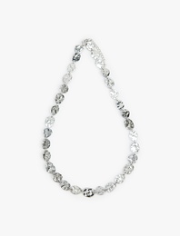 Dokulu Boncuklu Kolye