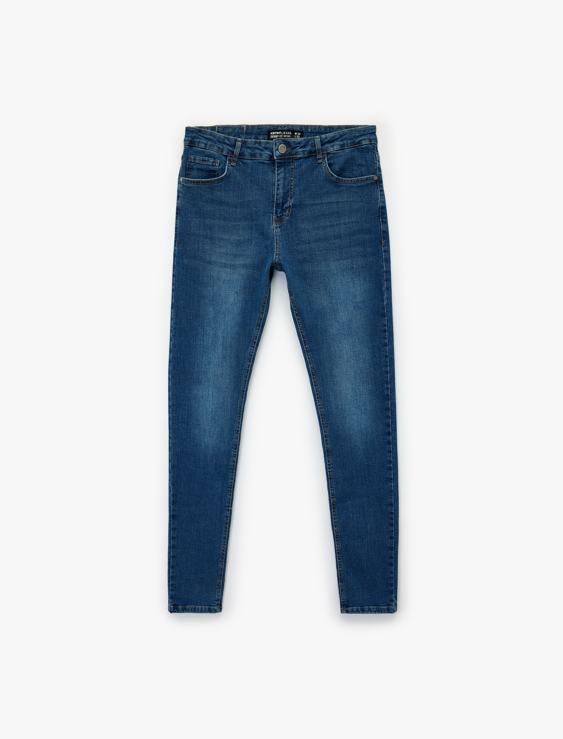   Normal Bel Pamuklu Skinny Fit Jean Pantolon - Michael Jean