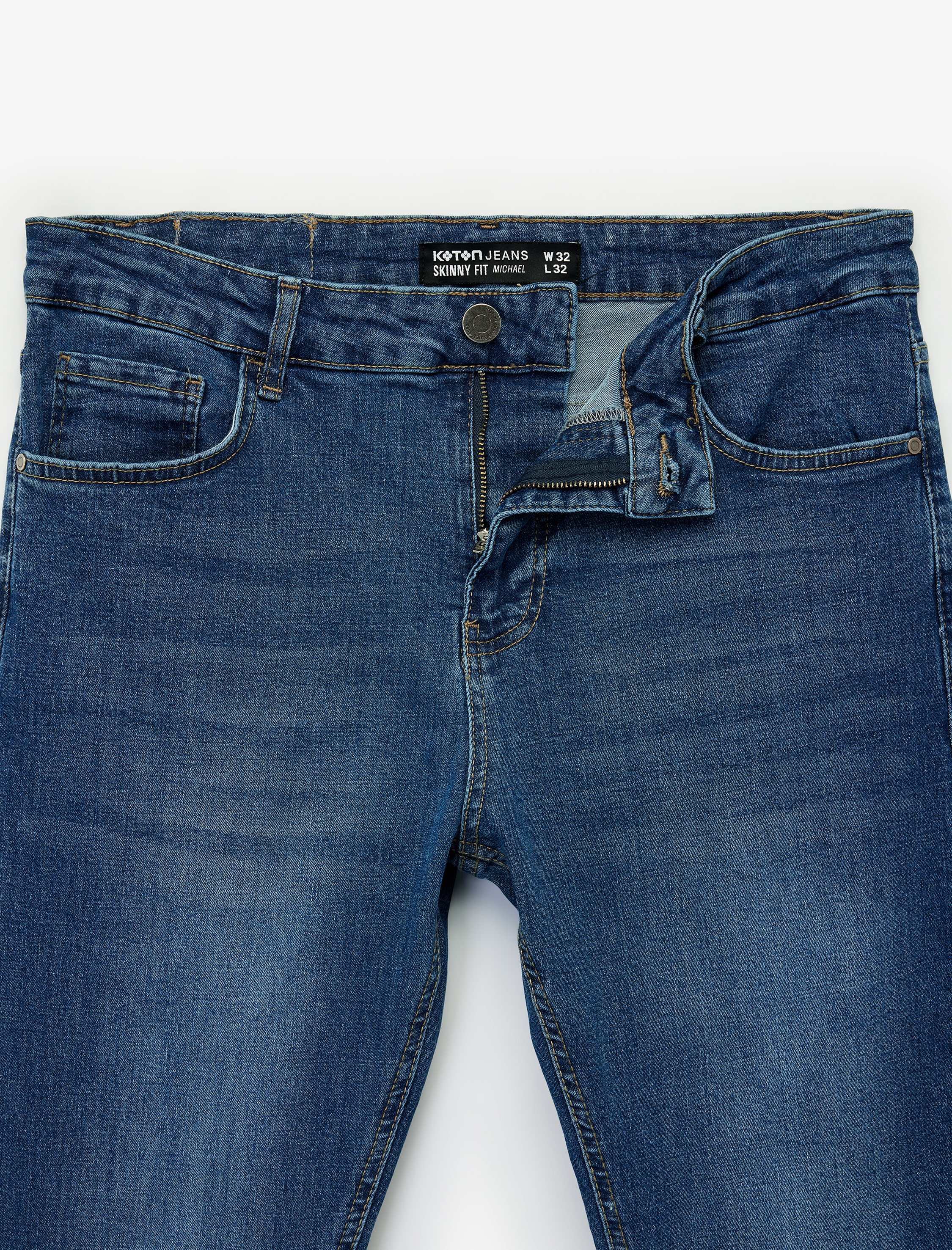   Normal Bel Pamuklu Skinny Fit Jean Pantolon - Michael Jean