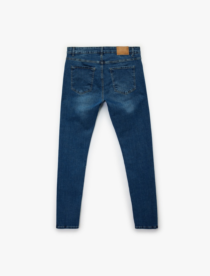  Normal Bel Pamuklu Skinny Fit Jean Pantolon - Michael Jean